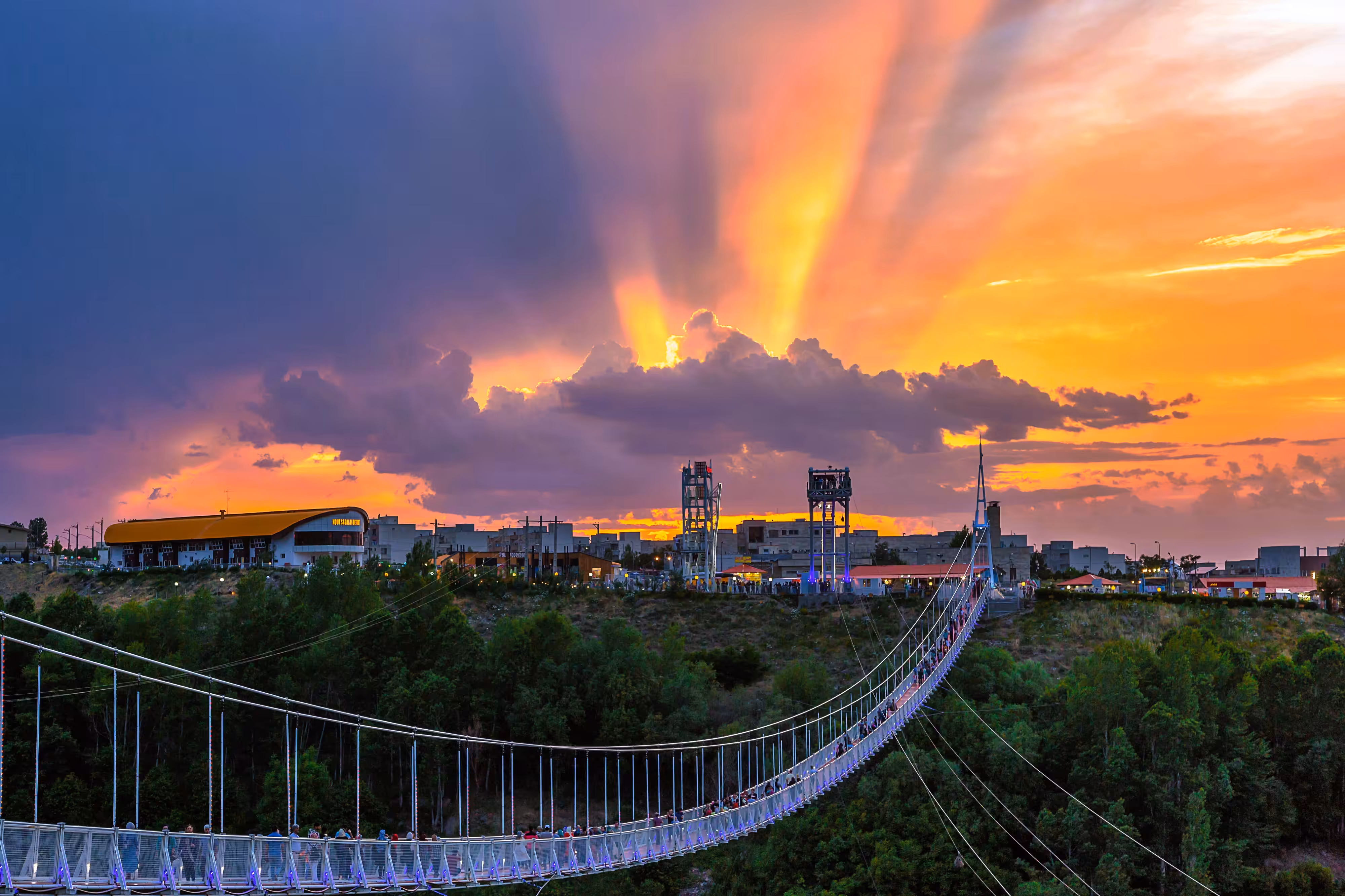  Sunset over the bridge