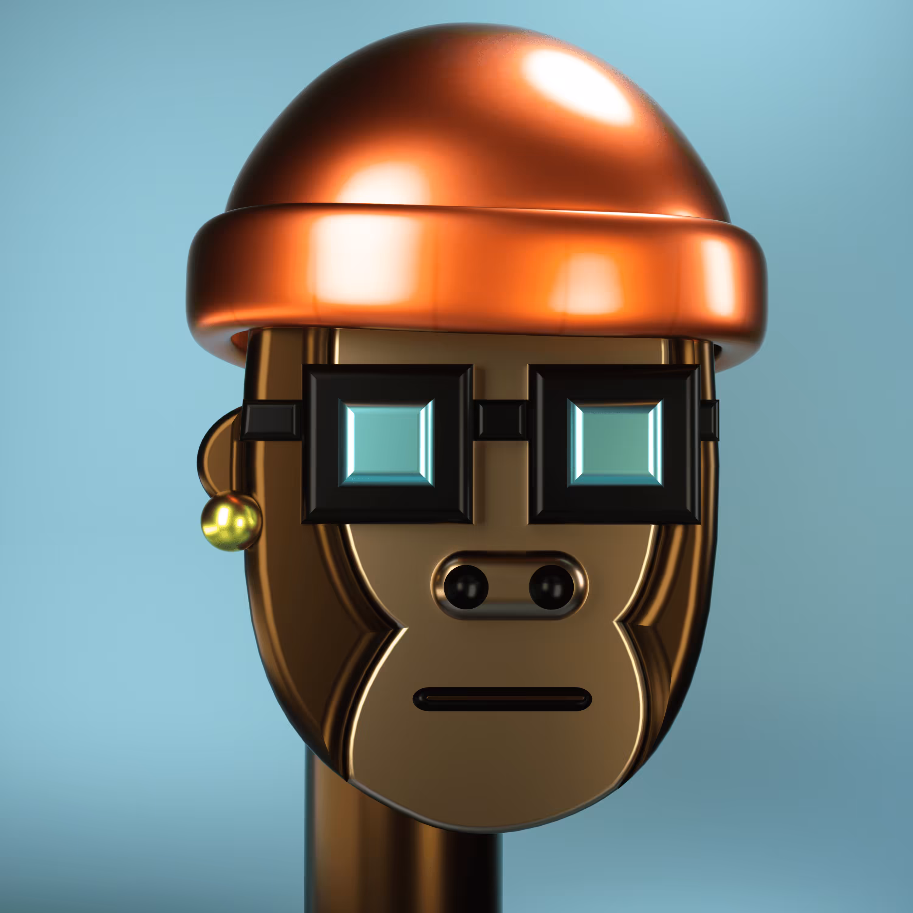3D Chrome Punk #0438
