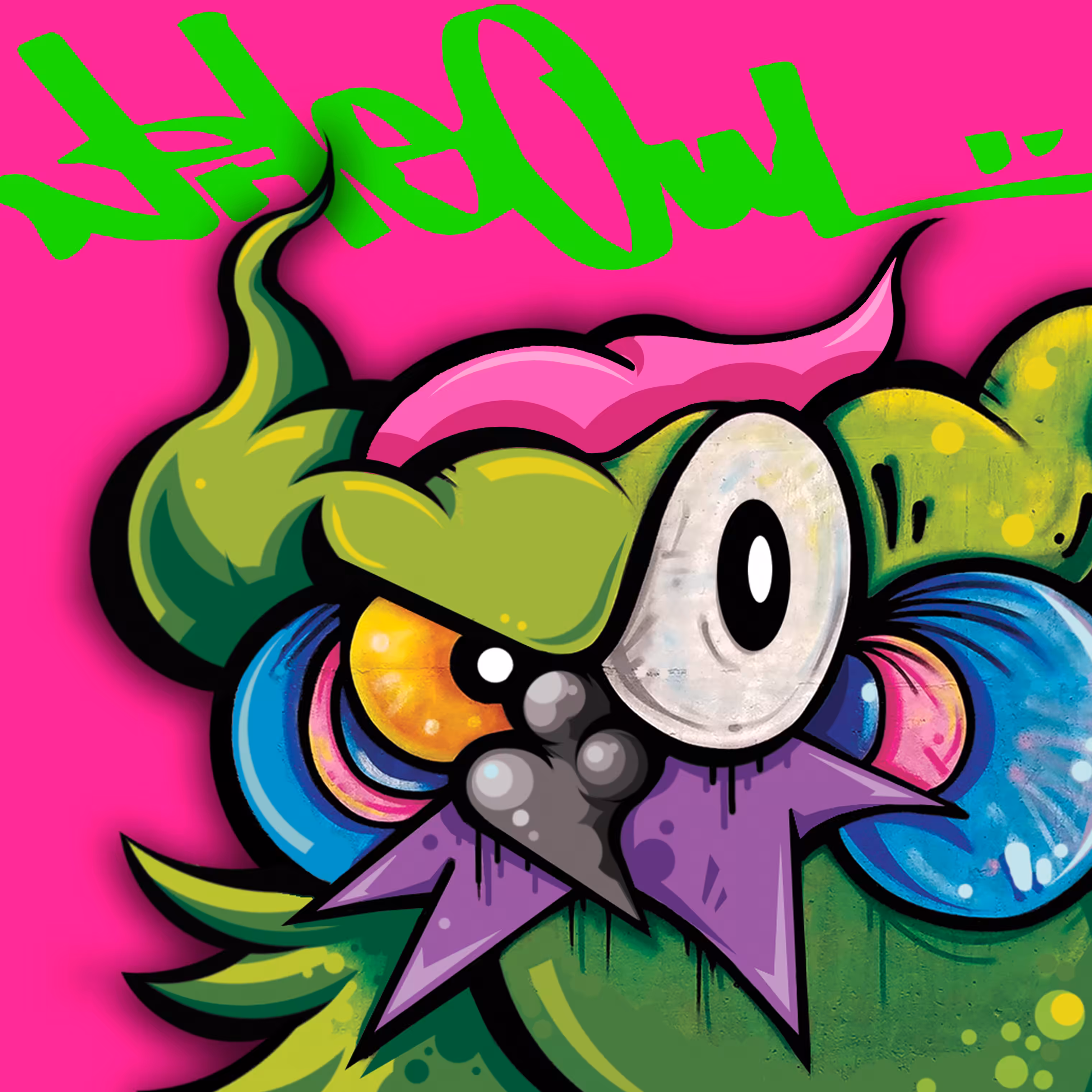 Owl in Pink