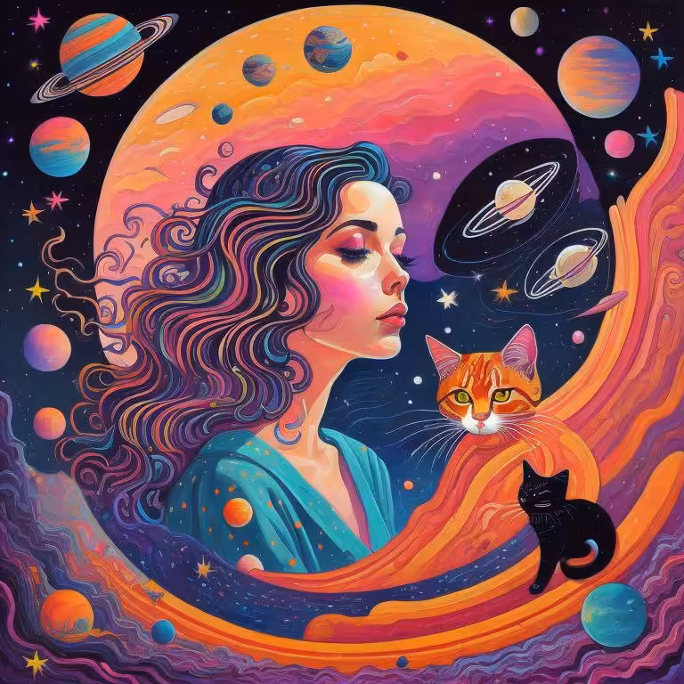 The world of ai with cats