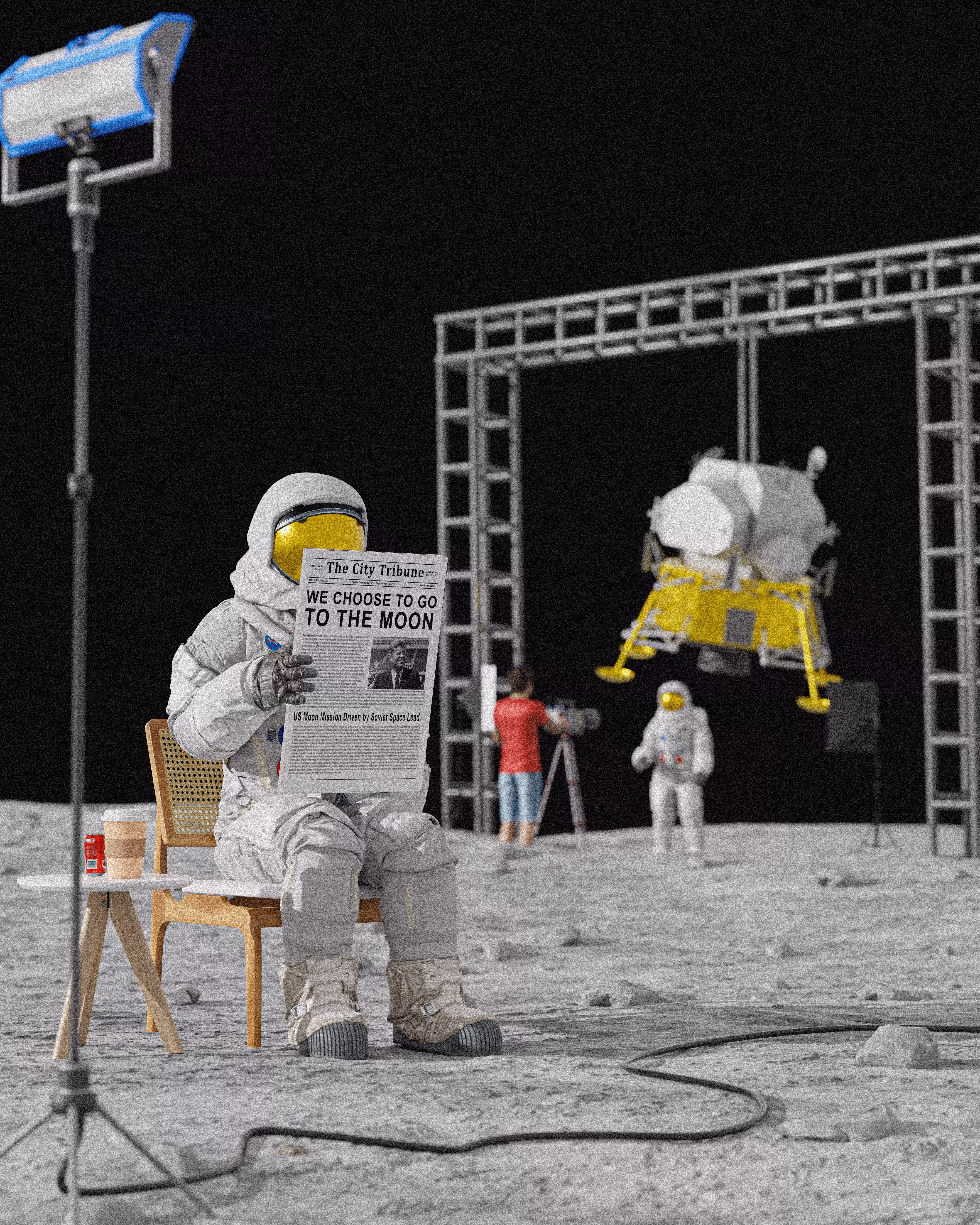 The Lunar Landing a Great Lie?