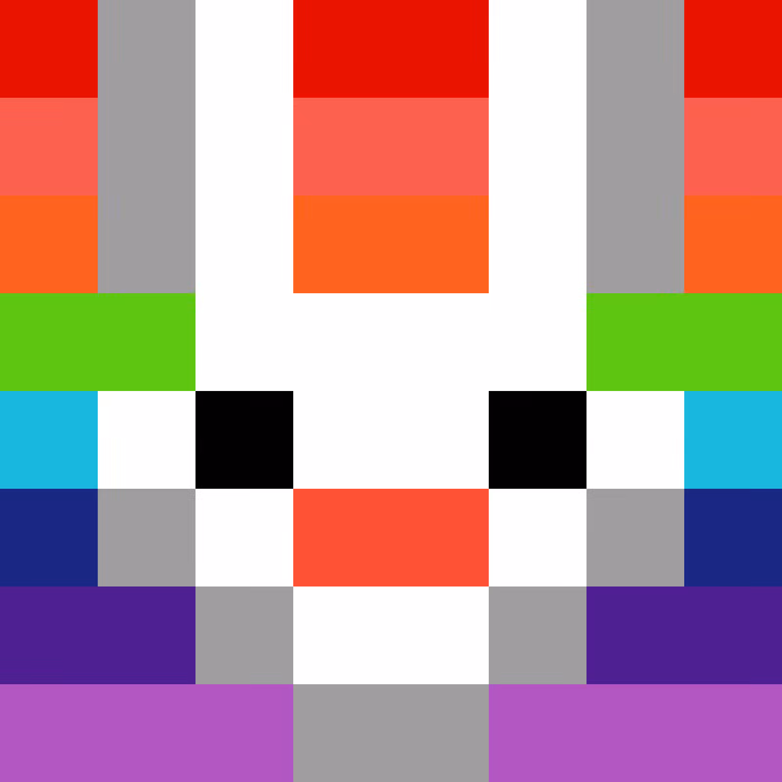 Bunny Rainbow #01