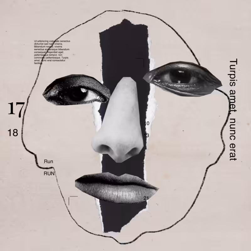 Collage faces #20