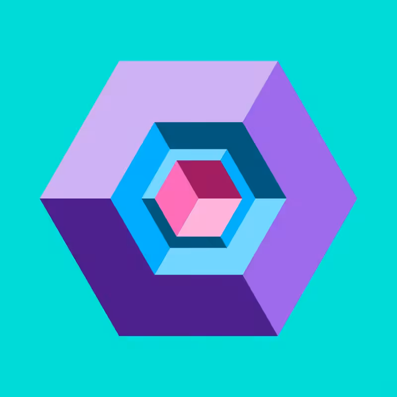 Hexagones - Art for Bots #13