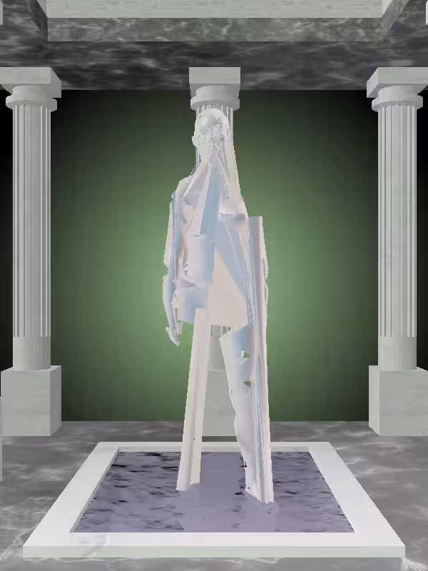 HeavenComputer: The Phone Calling Pastel Pearl Woman #5562