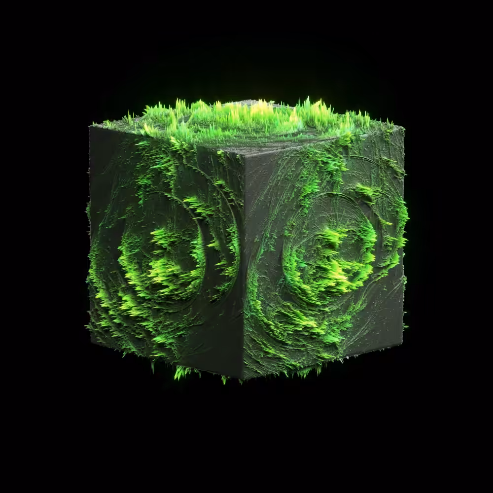 CUBE - GREEN SNAIL Style