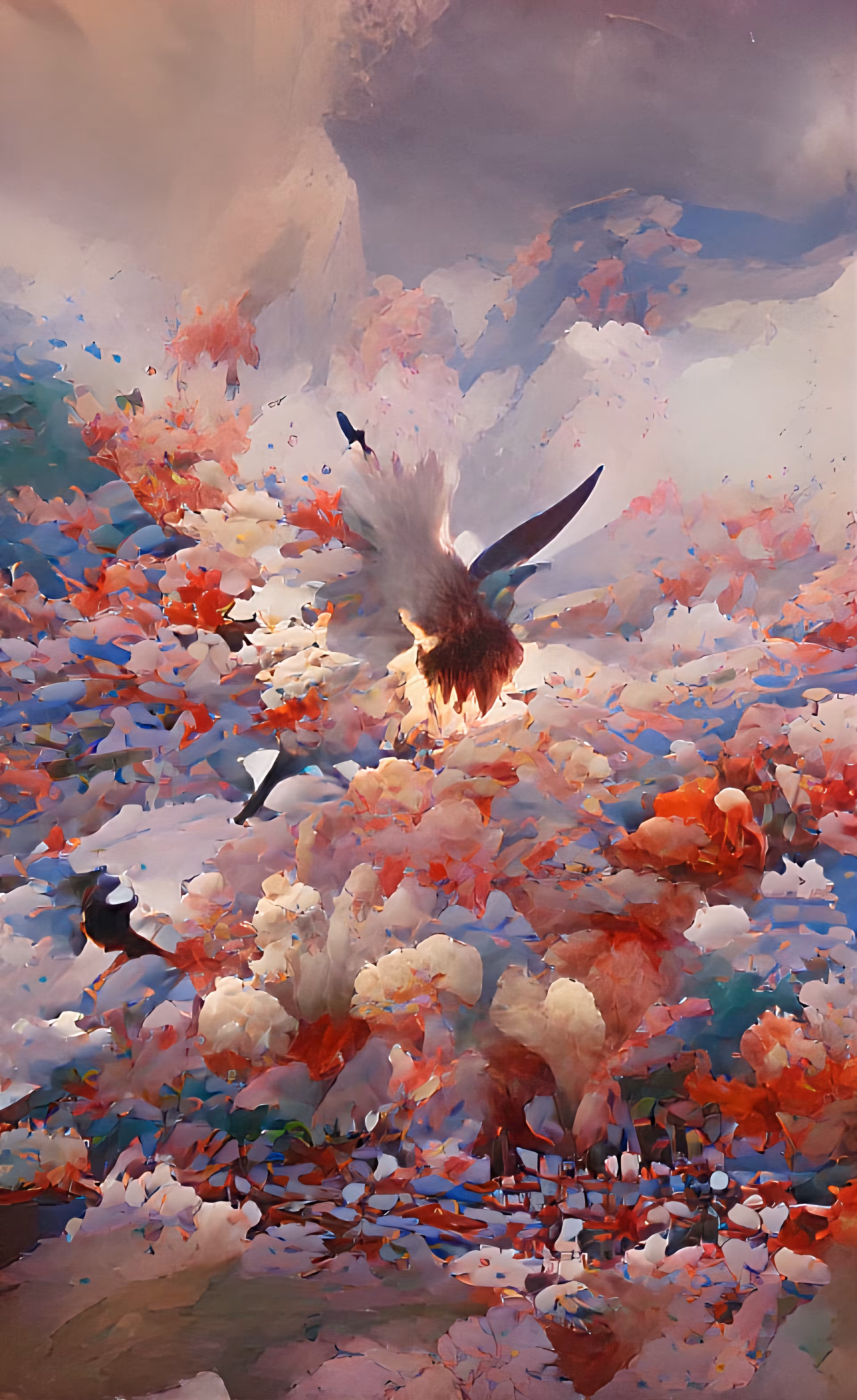 Cherry Blossoms Sunset