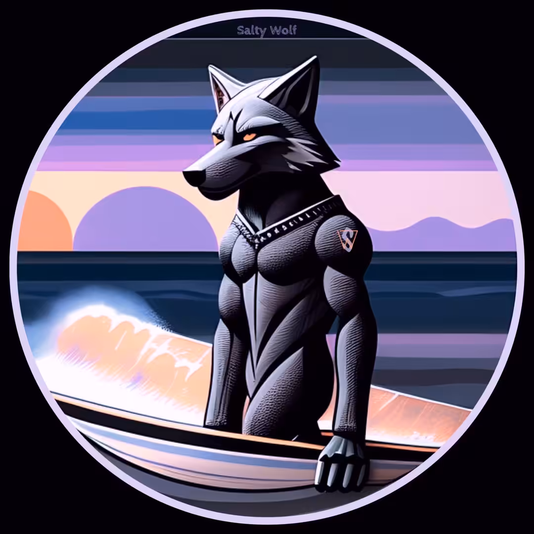 "Salty Wolf" Collector NFT