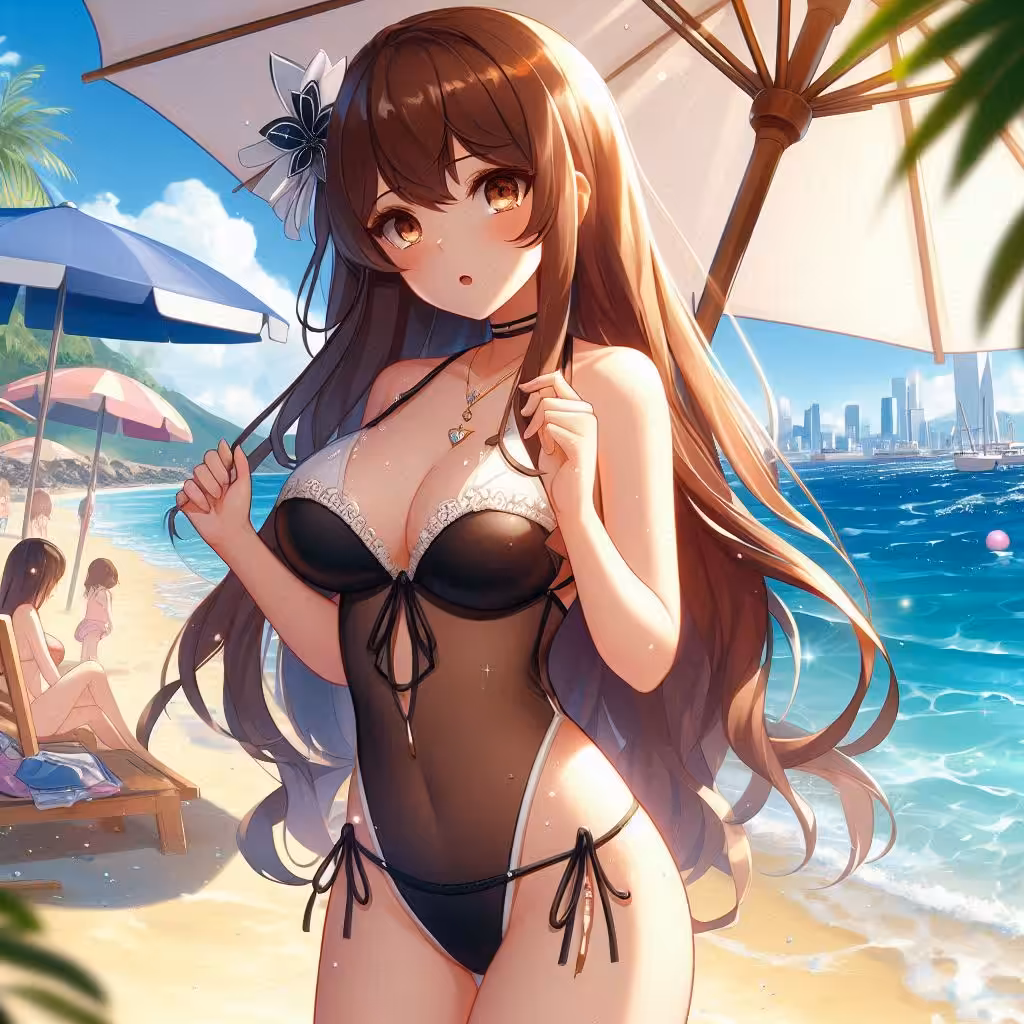 Emily by the beach 👙