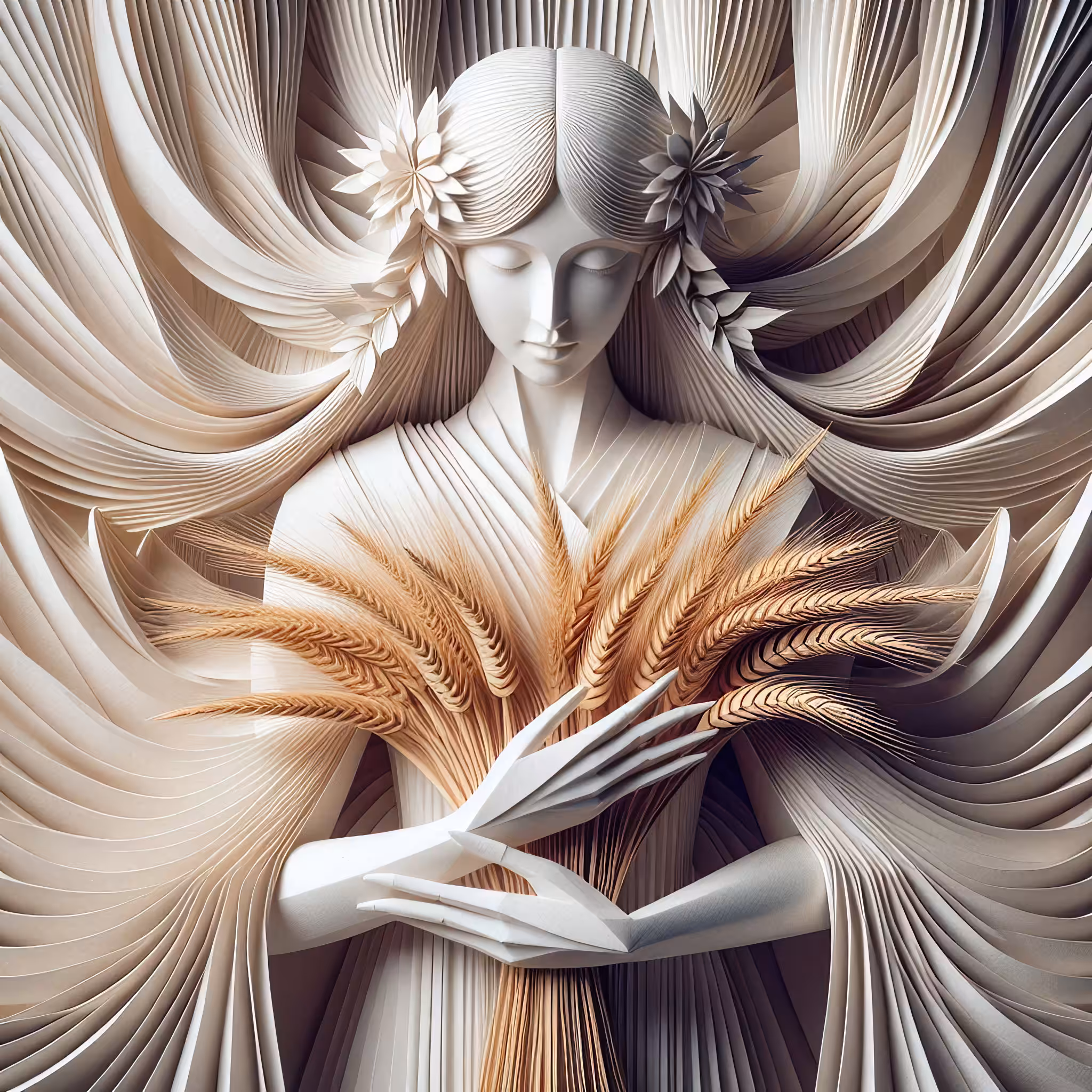 The goddess of agriculture.