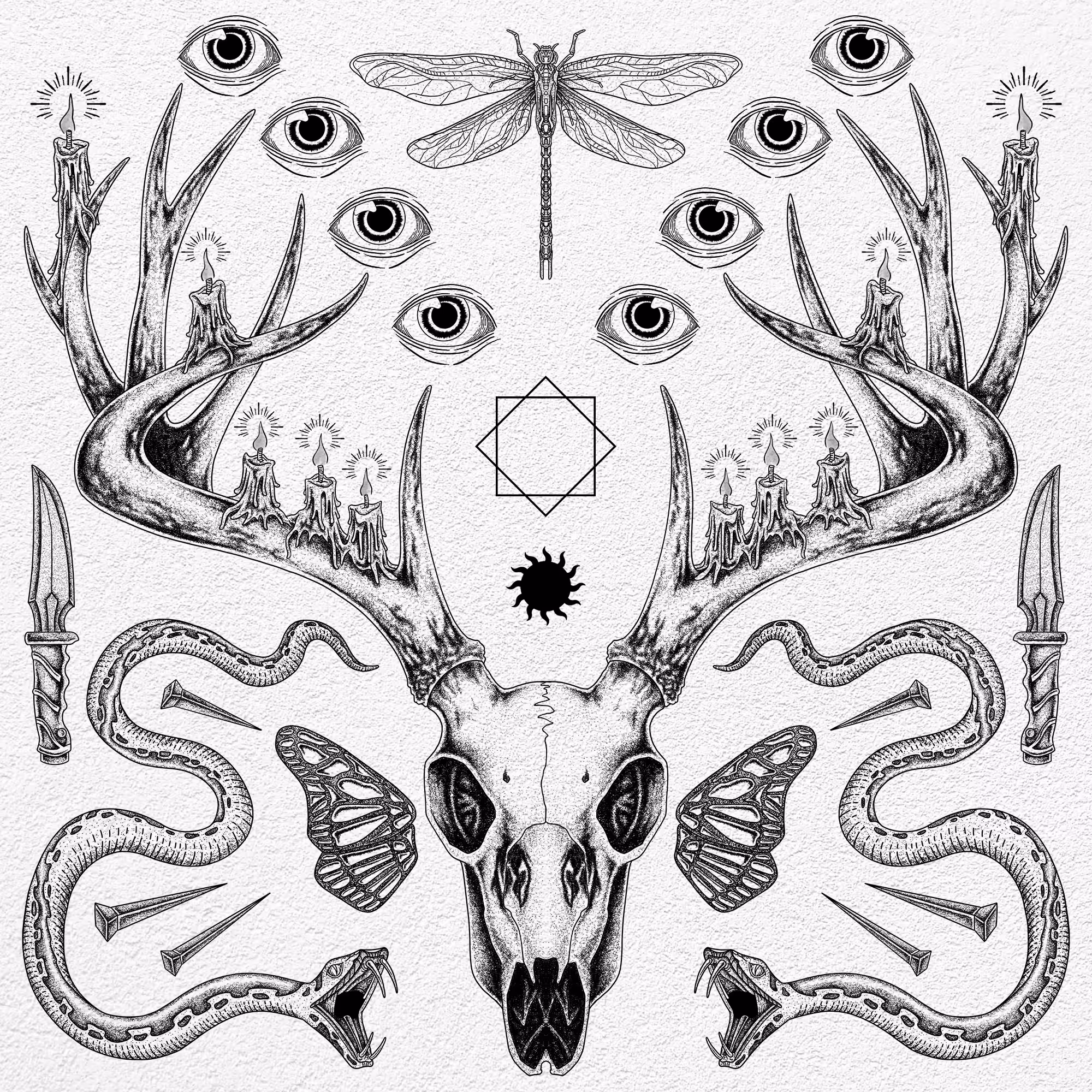 Ashta Line Art