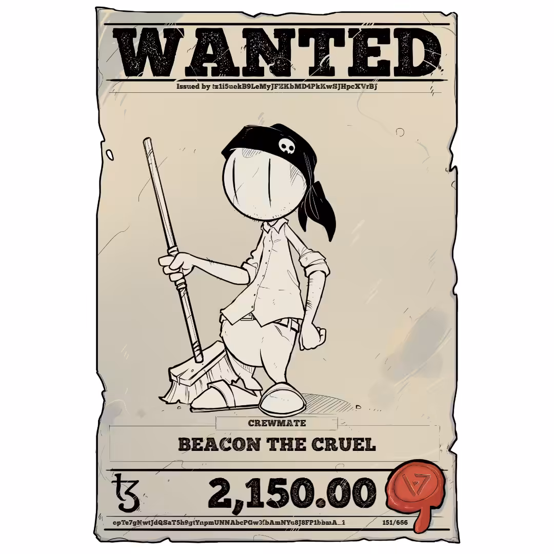 BEACON THE CRUEL | TEZOS PIRATE 151/666