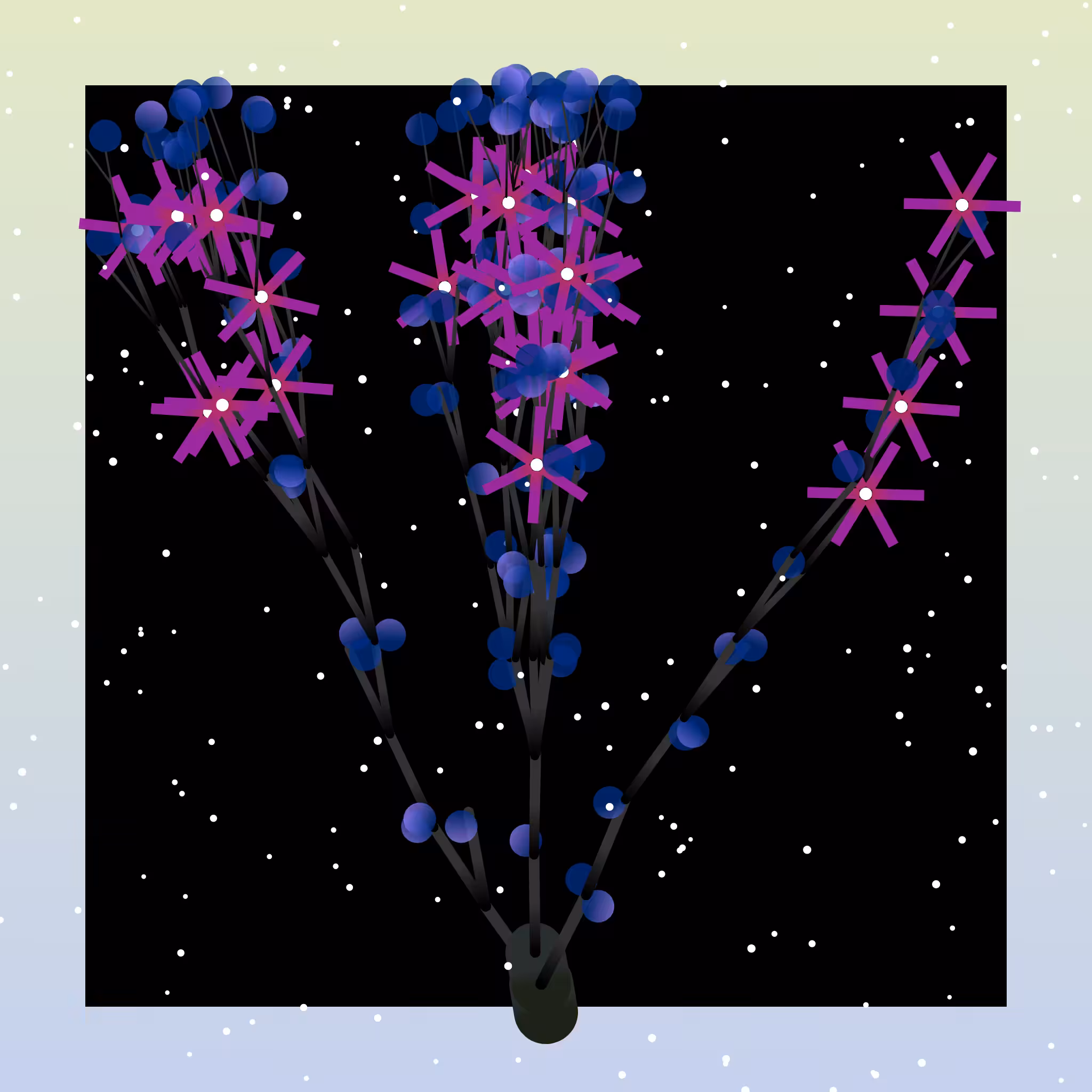 Some generative winter trees #7