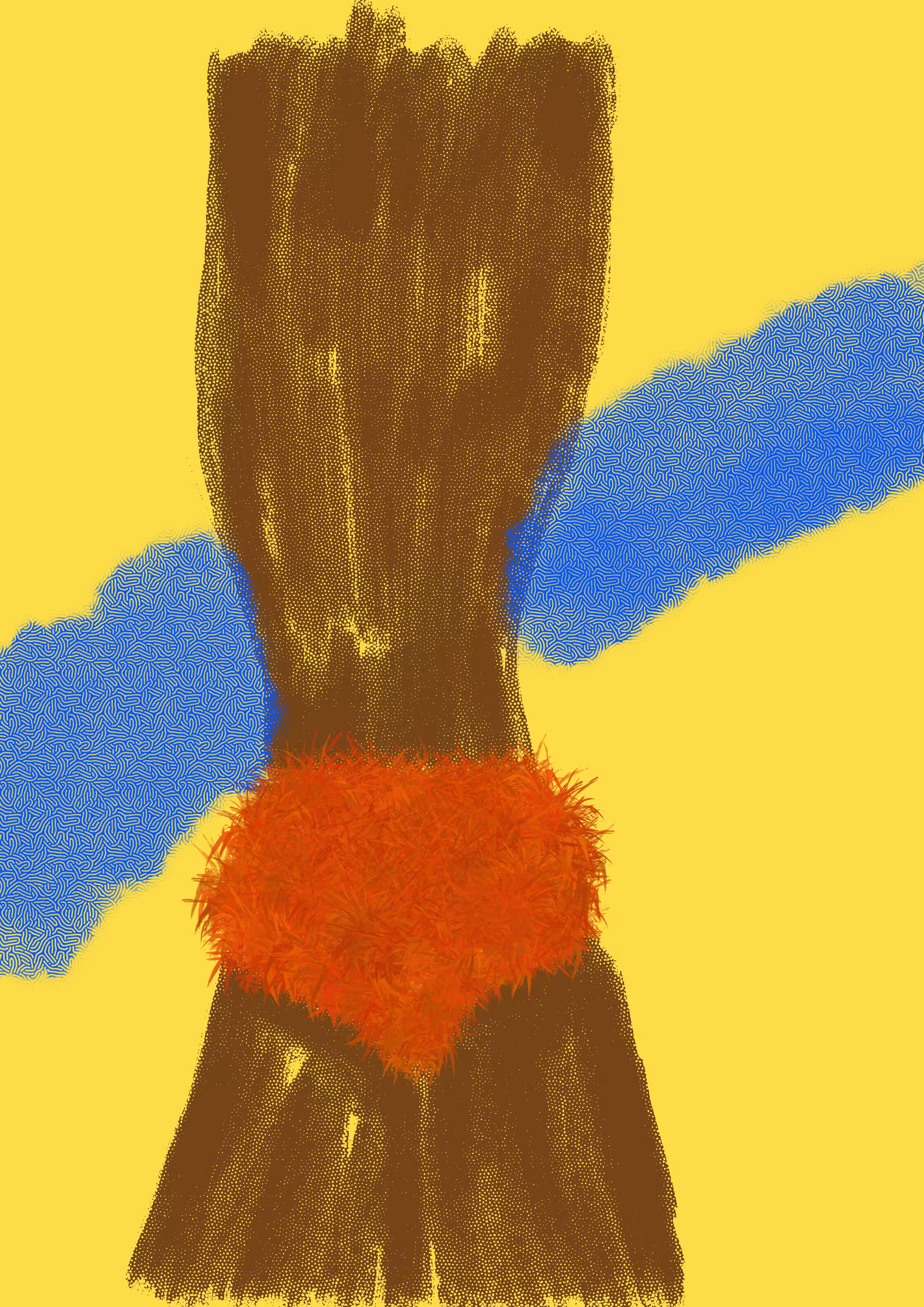 Bushy man