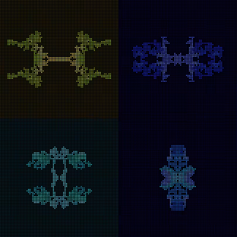 Dither Creatures 2x2 #73