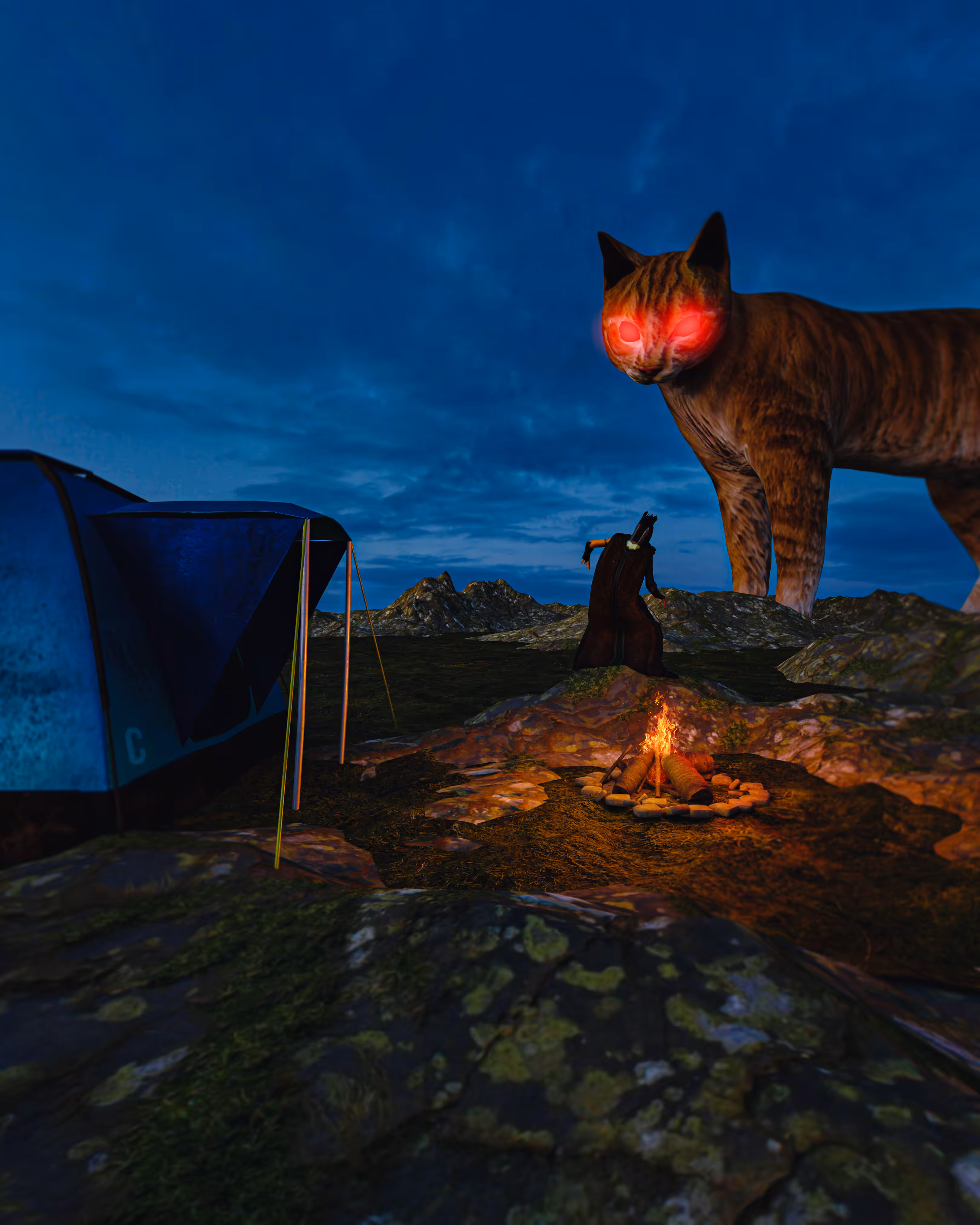 One Angry Cat