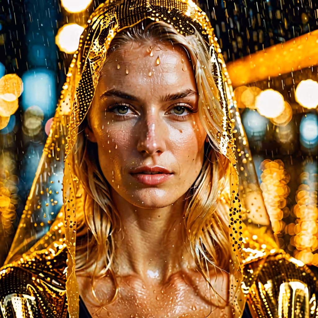 Hybrid Aesthetics: Dripping Gold