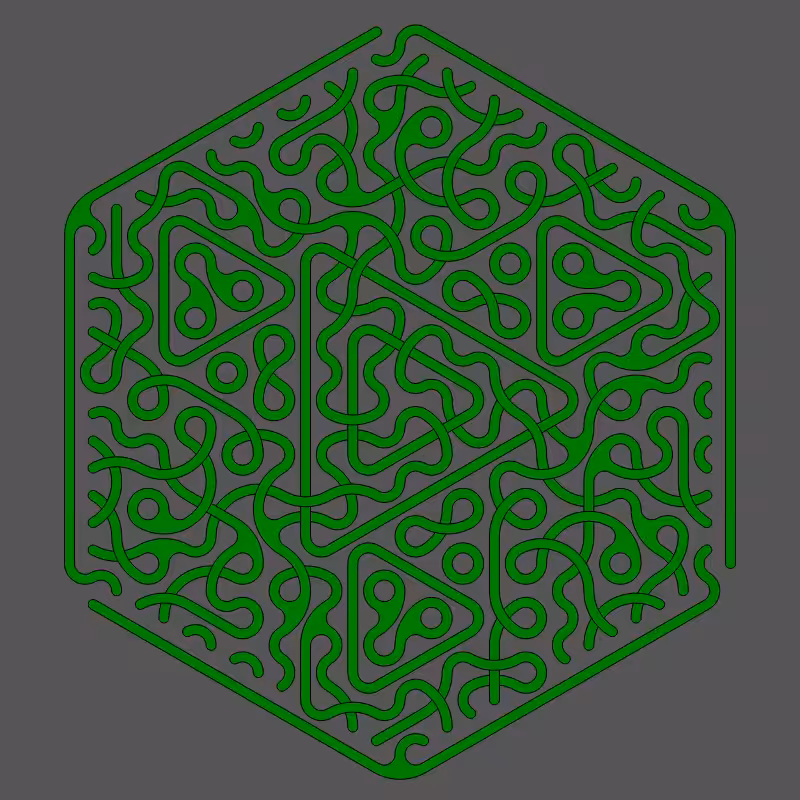Threefold Symmetry - Dark Variations #419