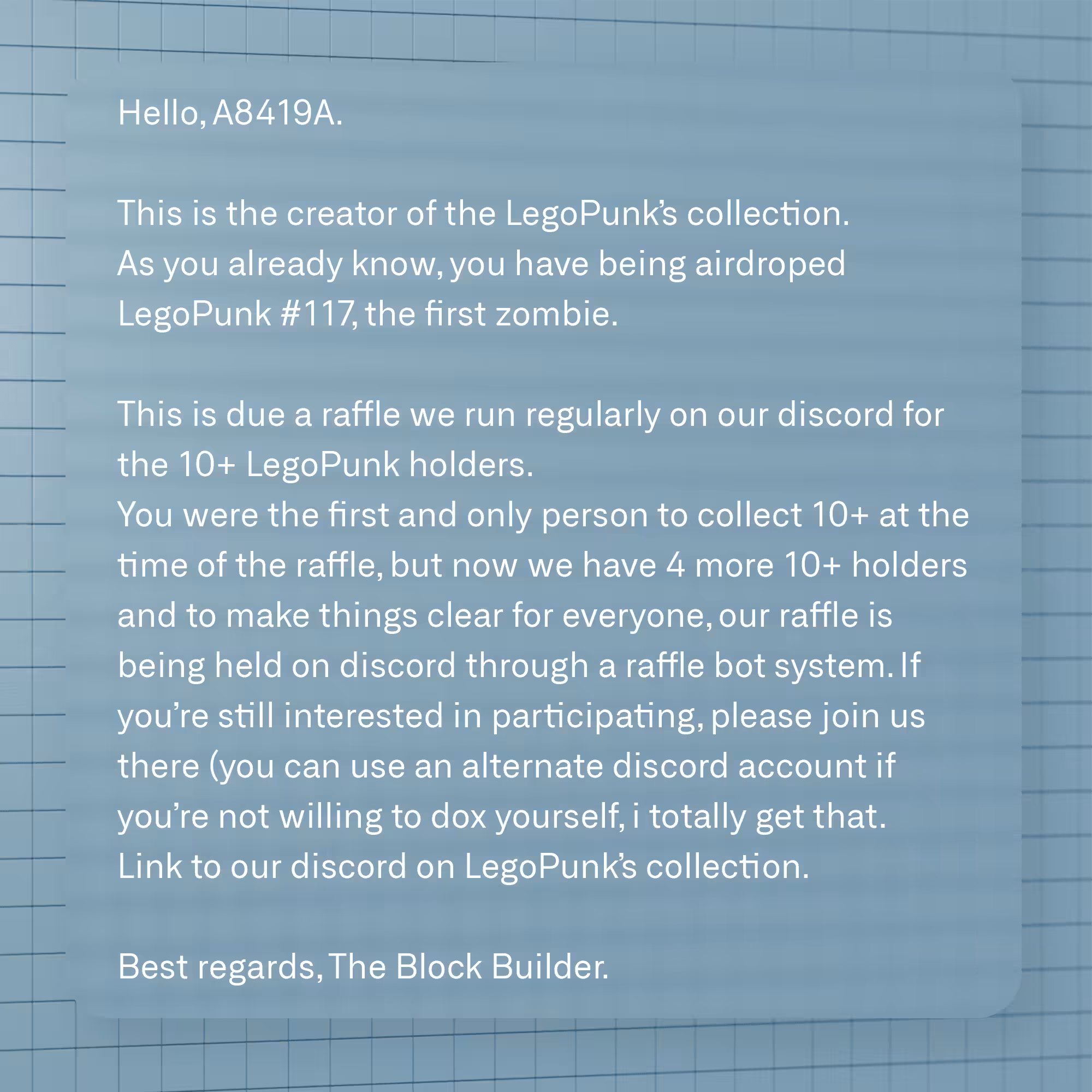 Message in a Token