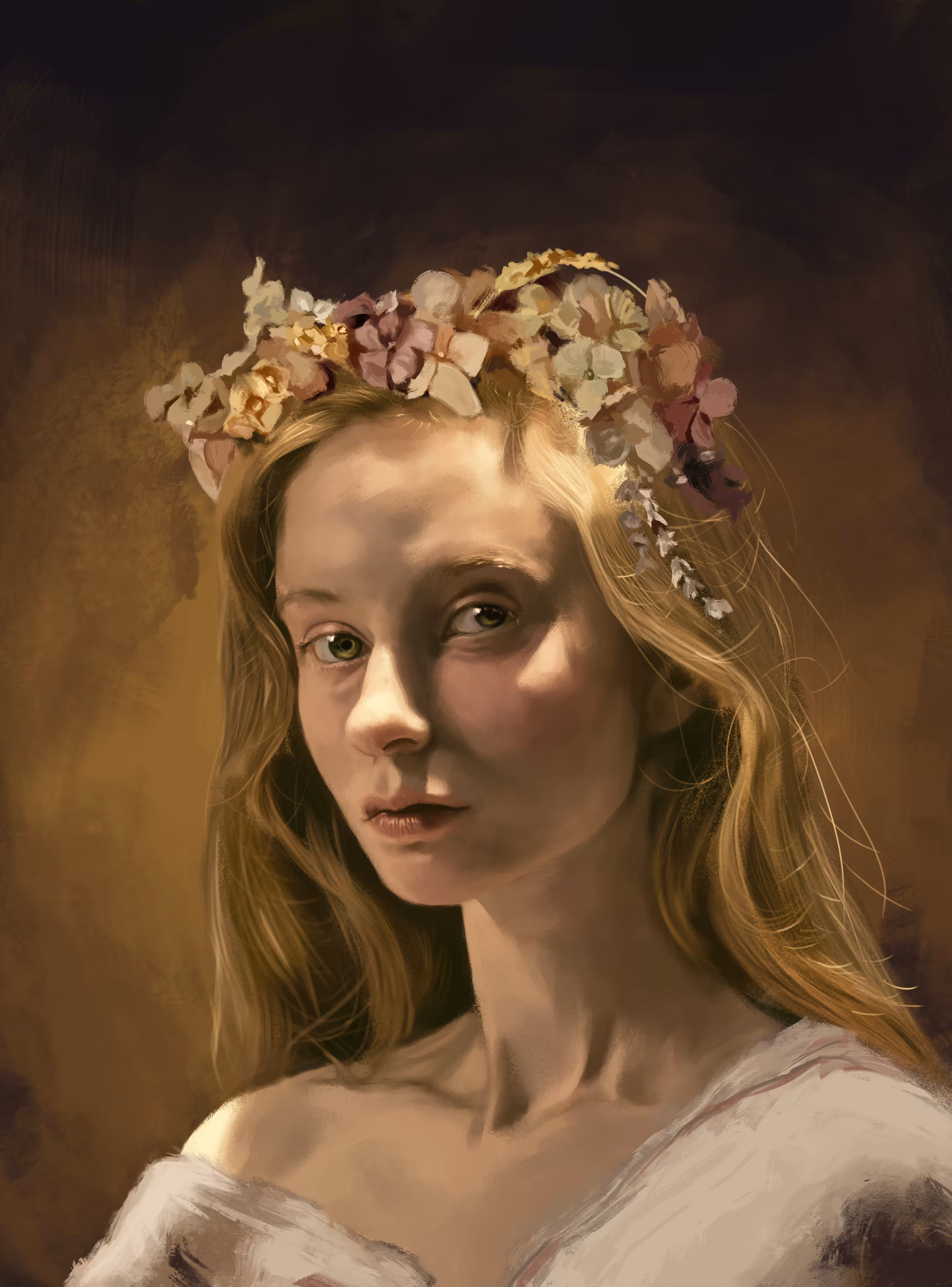 Girl with the flower crown