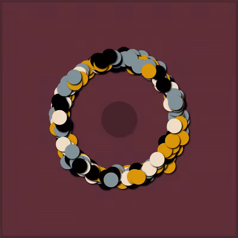 pulsating circles #8