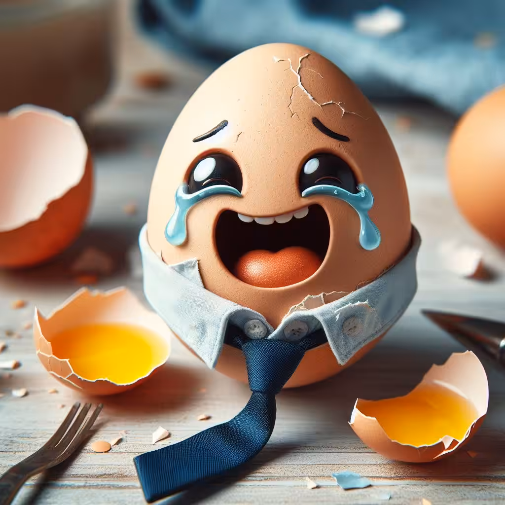 Cheerful egg