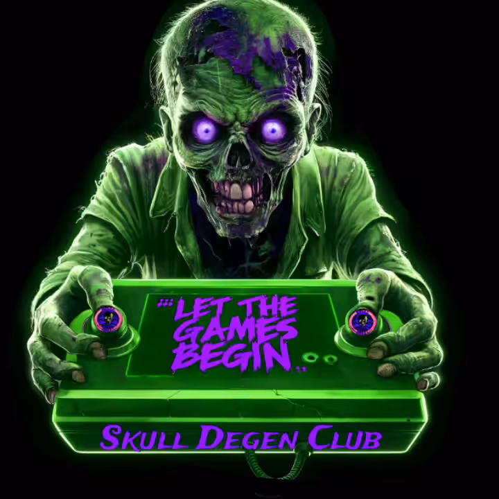 "Lets play" Skull art