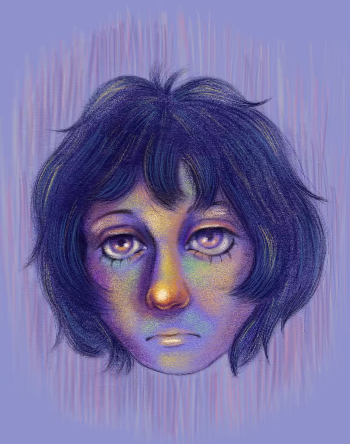 The Girl With The Rainbow Face 