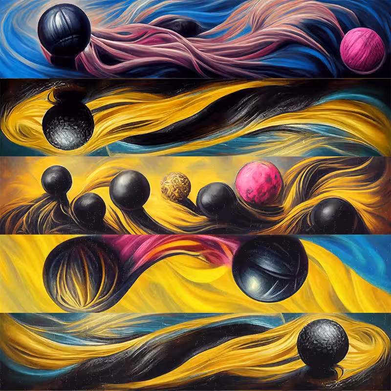AI Abstract Balls #24