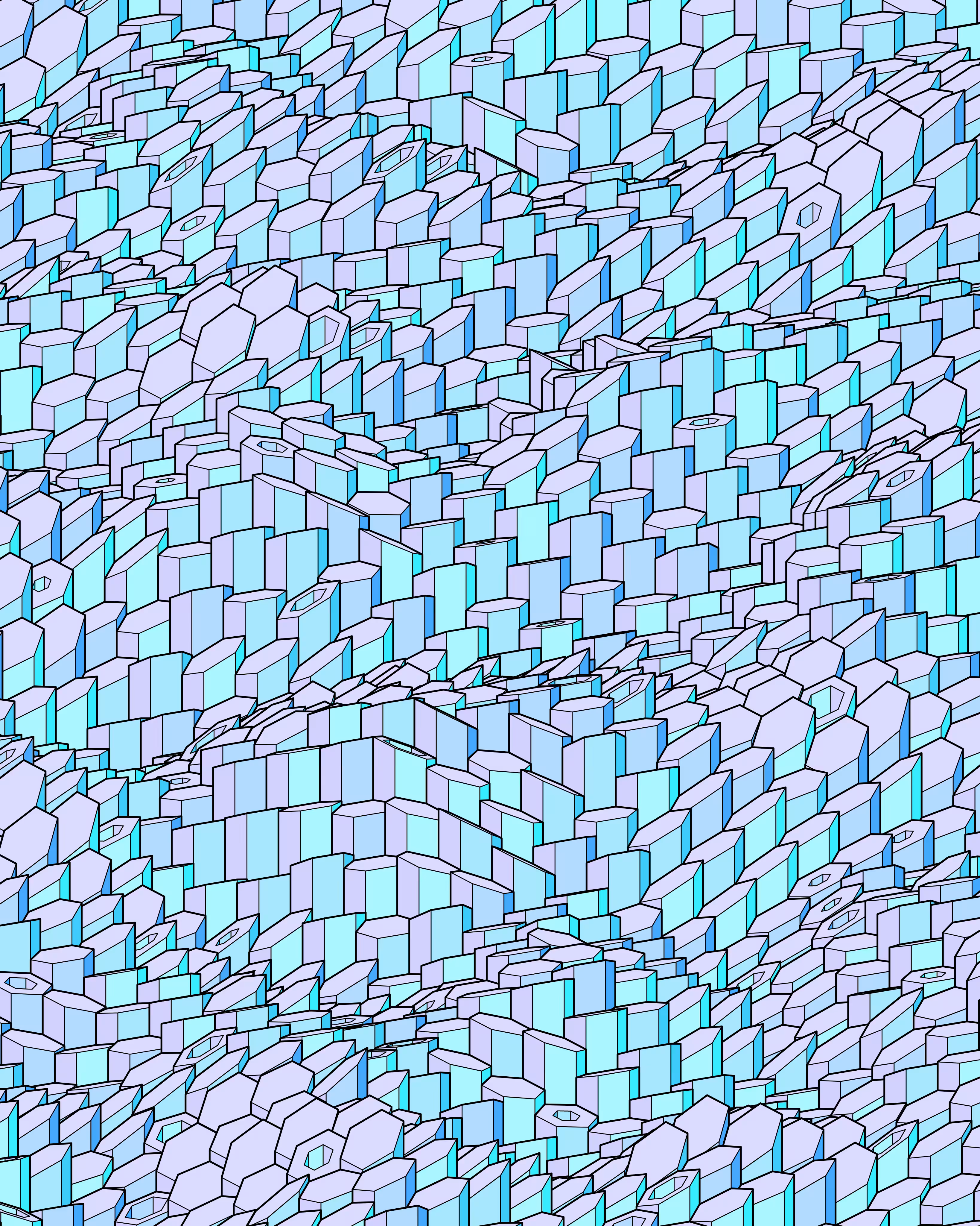 Hexagones Landscape #141