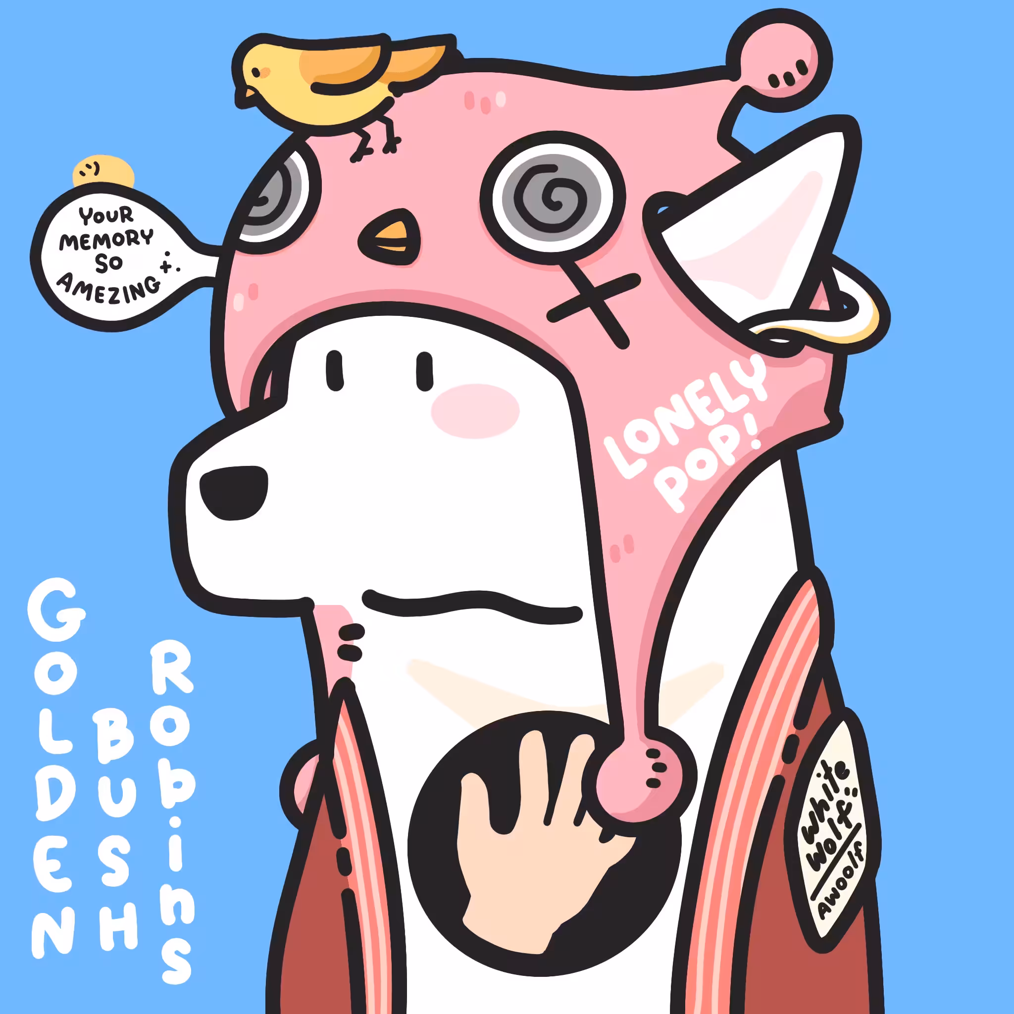 White Wolf by Paeristar: White Wolf x Golden Bush Robins