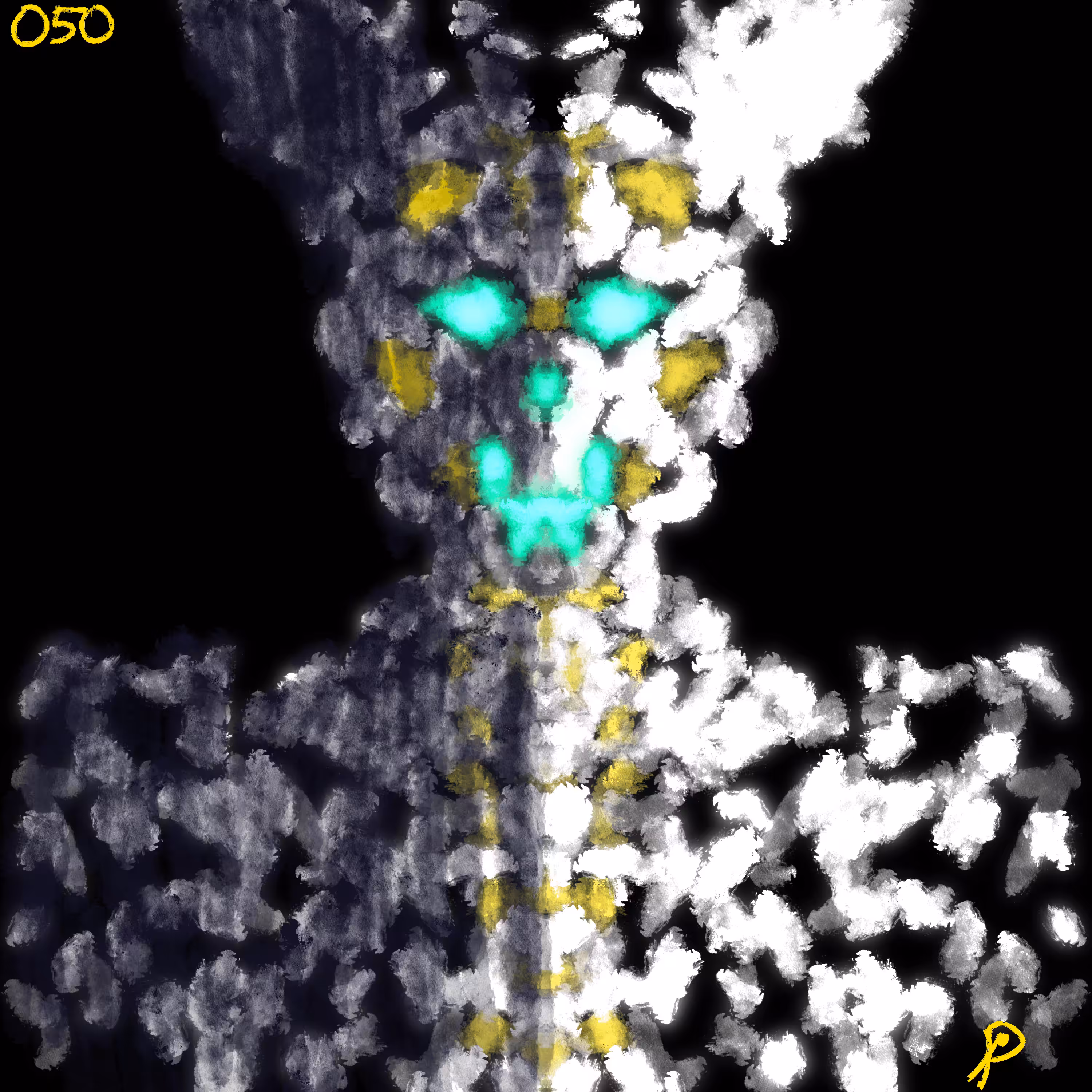 Aura 050 - White knight Aura - 1/1