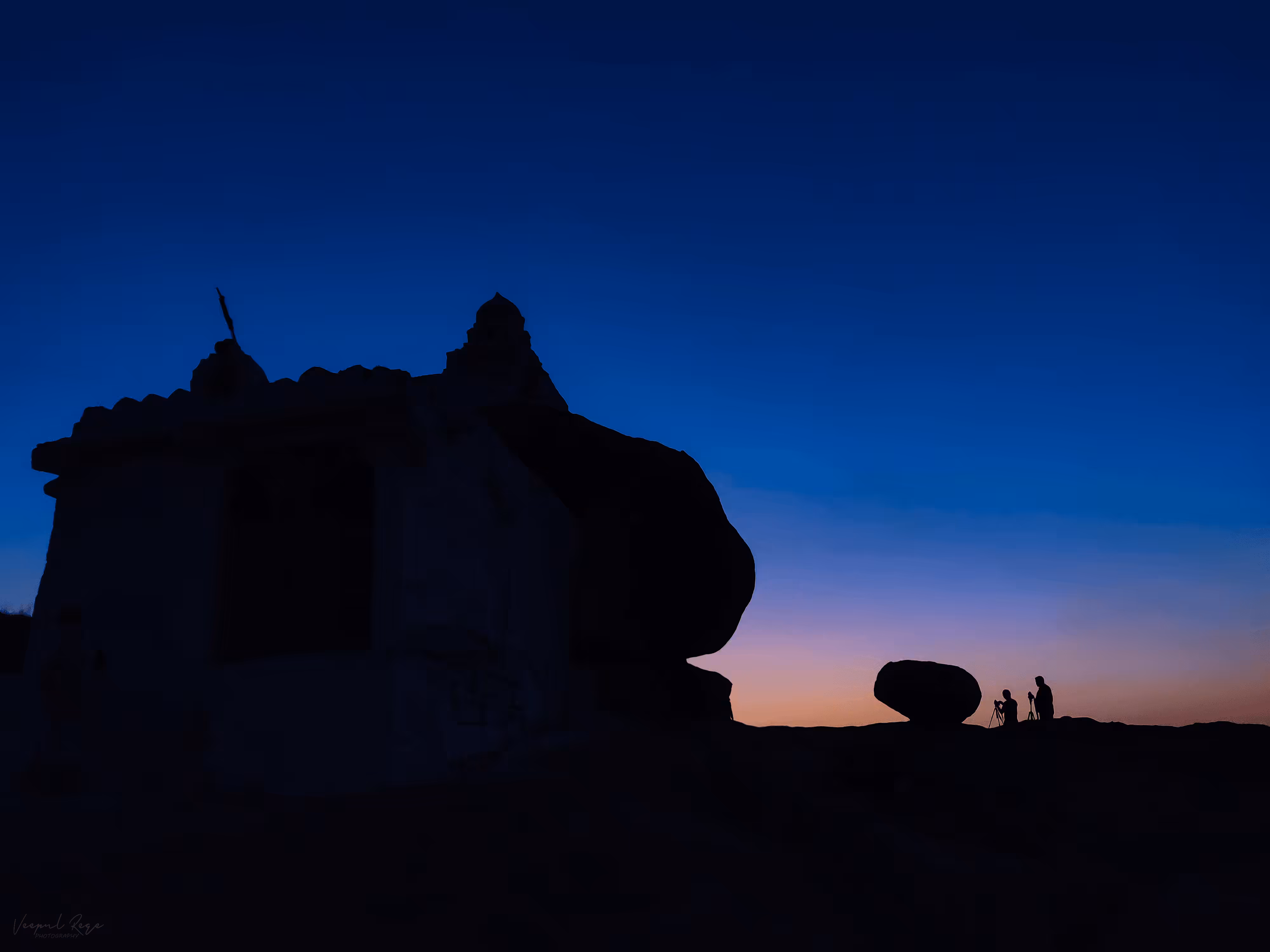 Artwork by Nature: Sunset amidst the stones
