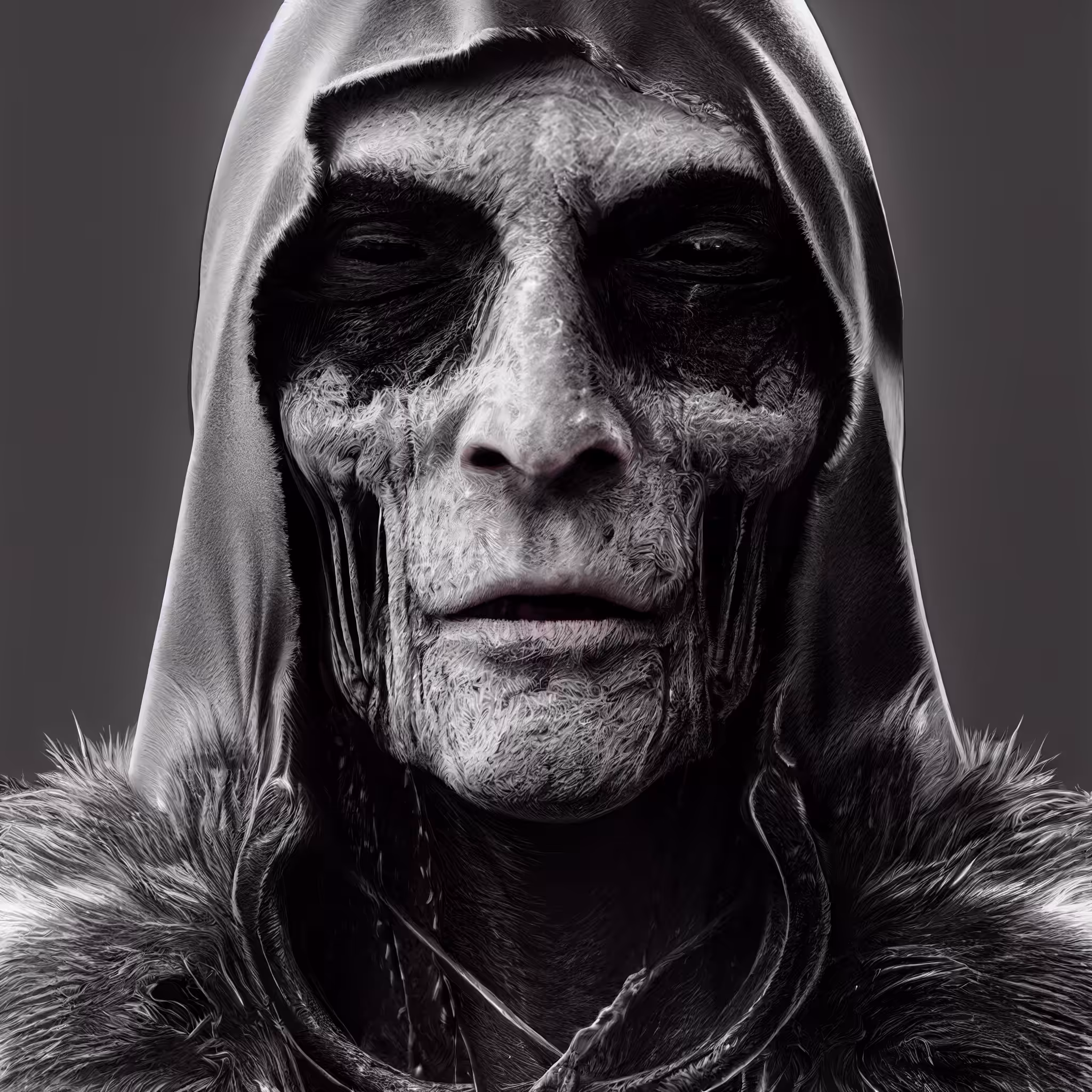 Dead exhausted Battle Monk