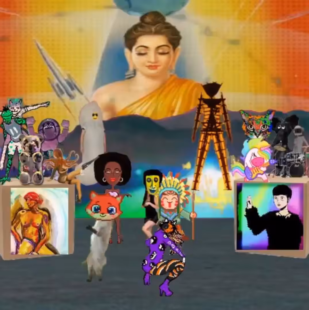 Hen All-Stars Go To Burning Man