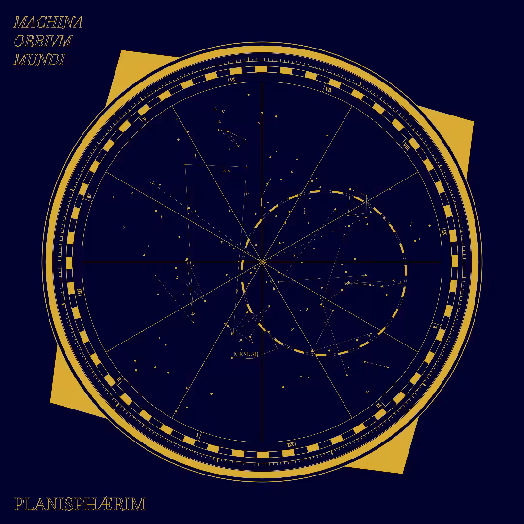 A Fictional Map Of Constellations #91