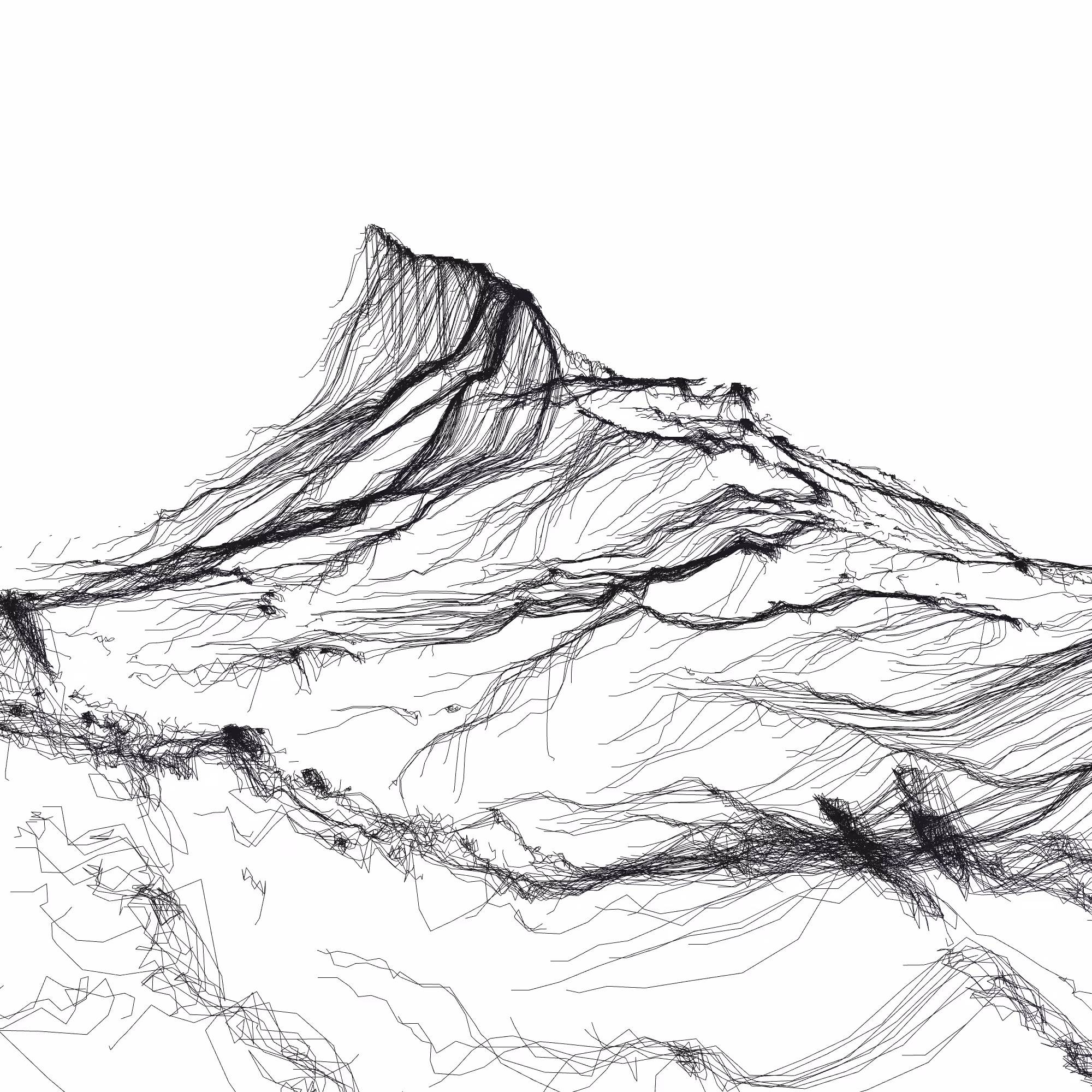 Ridge Scribbles #176
