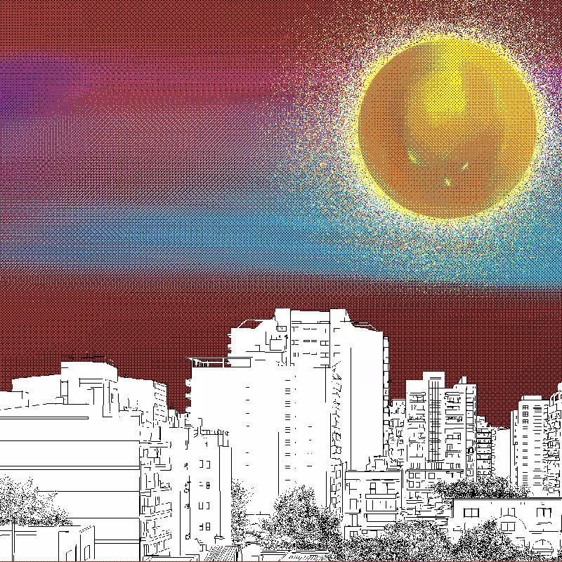 Observing the city through #15