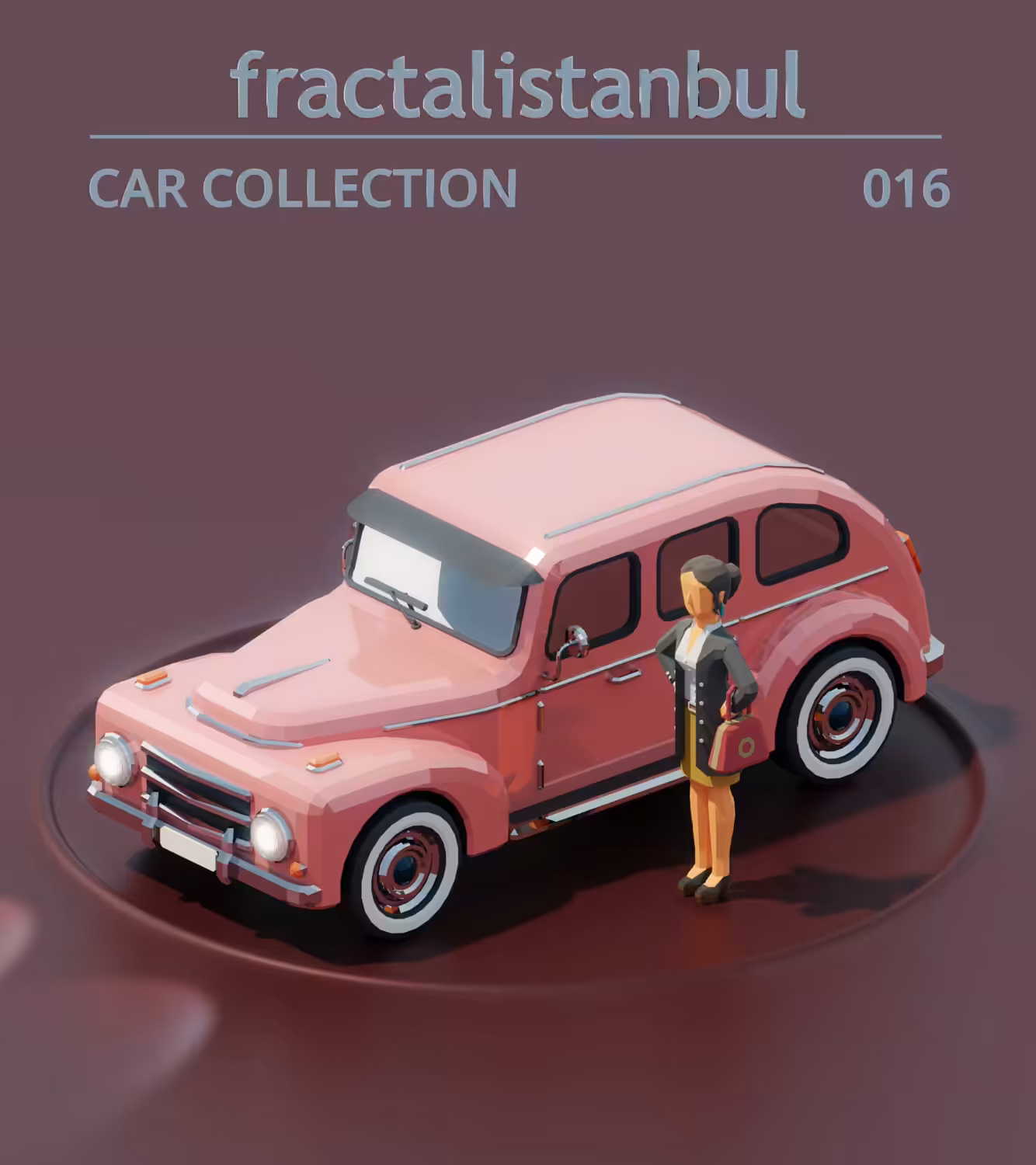 Car 016 - Pink 02/10