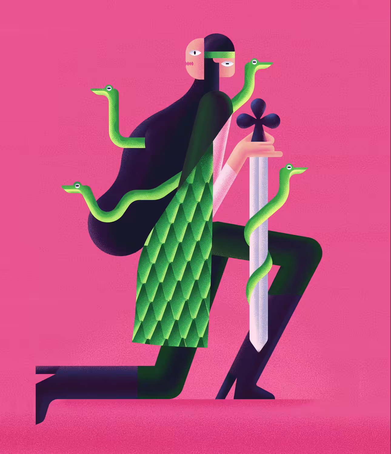 Queen of clubs