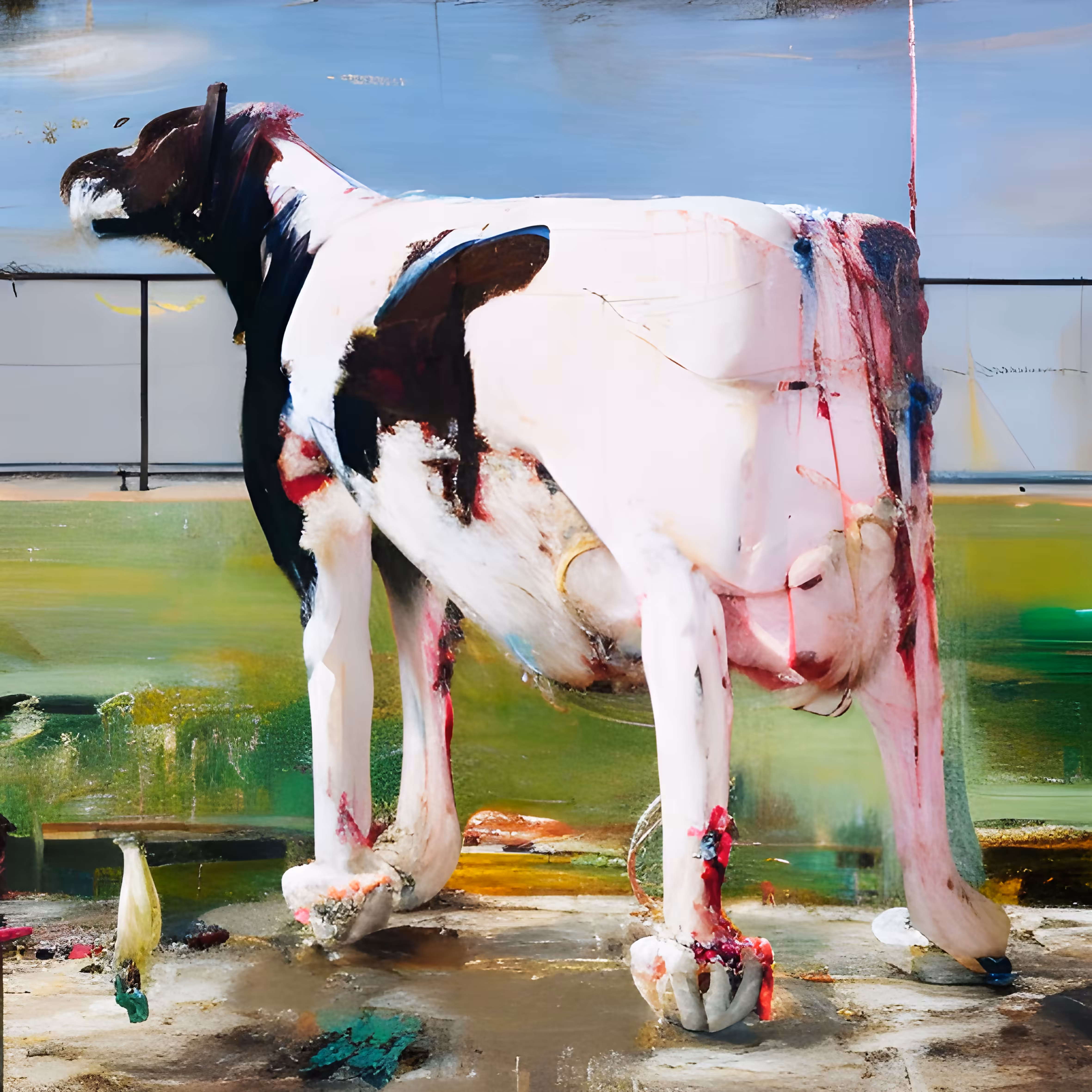 the cow