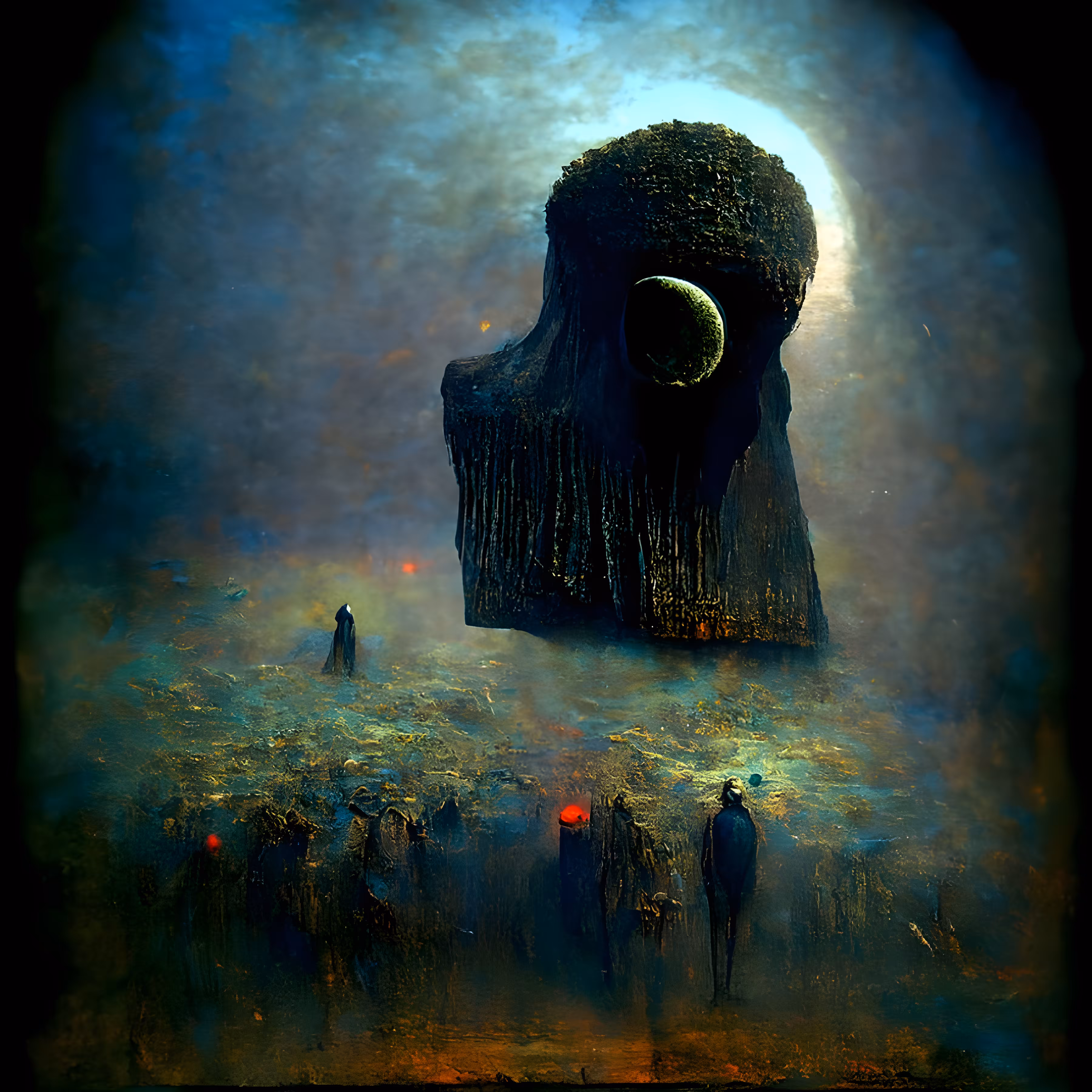 Midnight Black 8K By Zdzisław Beksiński