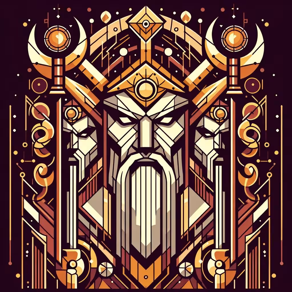 Geometric Divinity: Odin #3