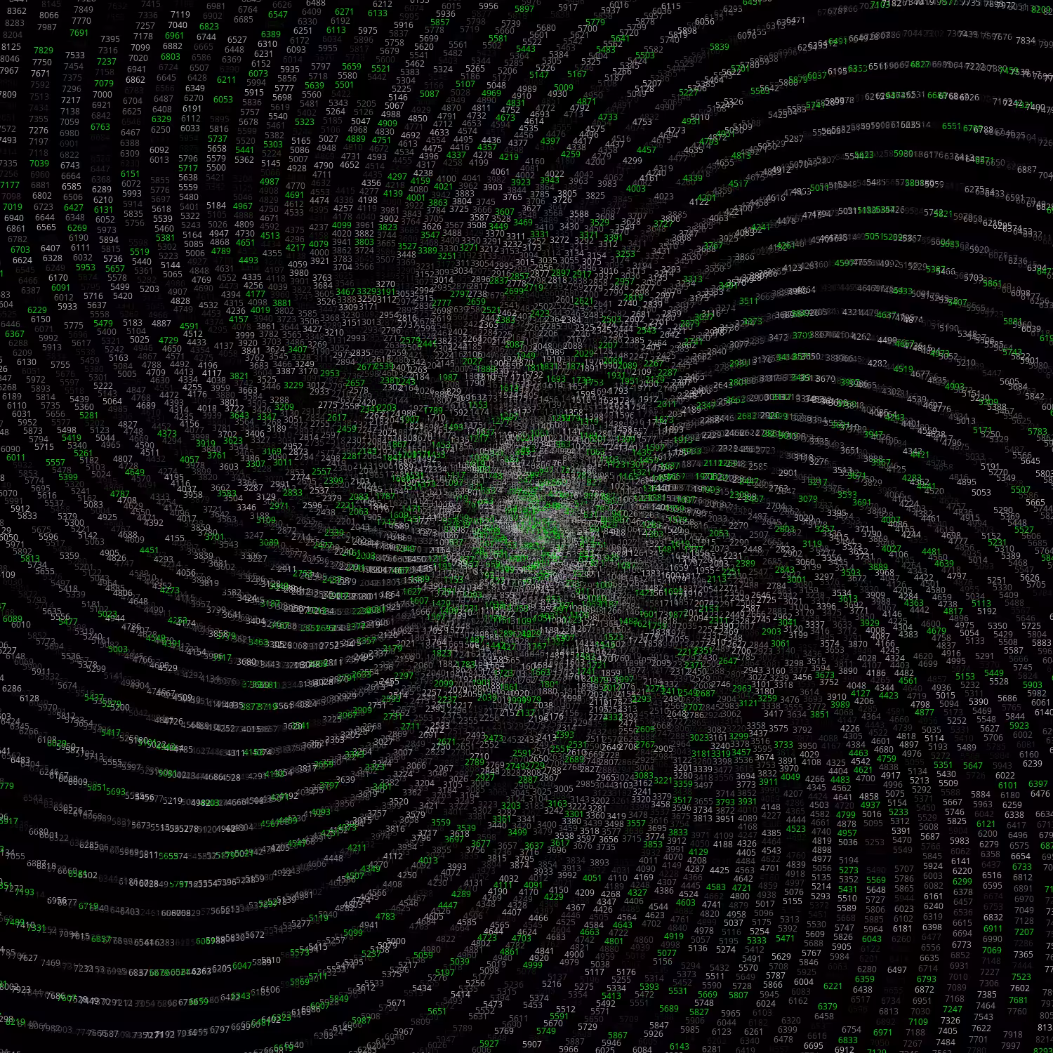 Polar Plot of Numbers #373