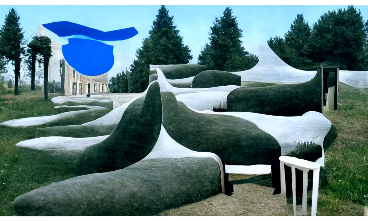 Spring water landscape