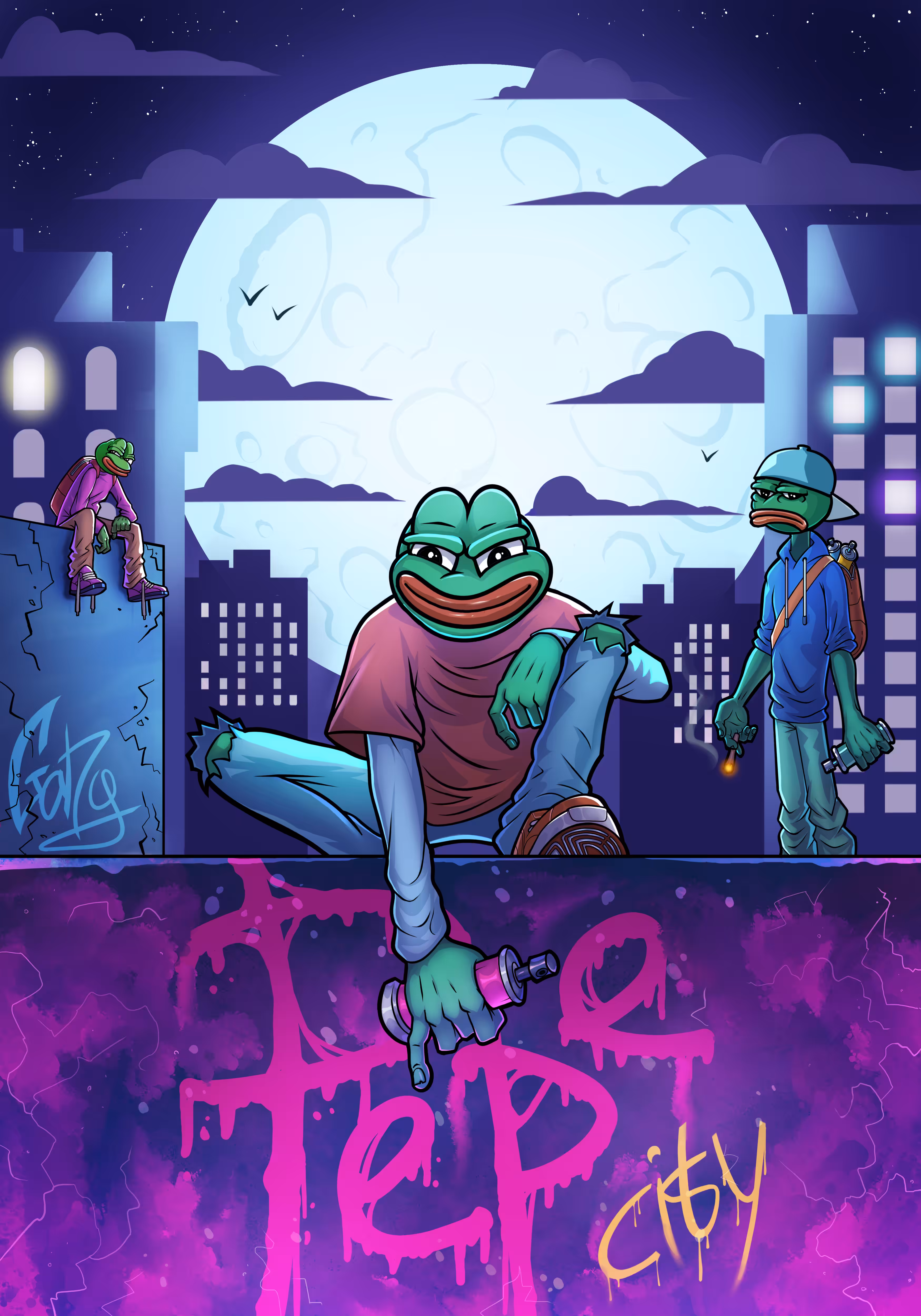 When it’s night it’s PEPE time