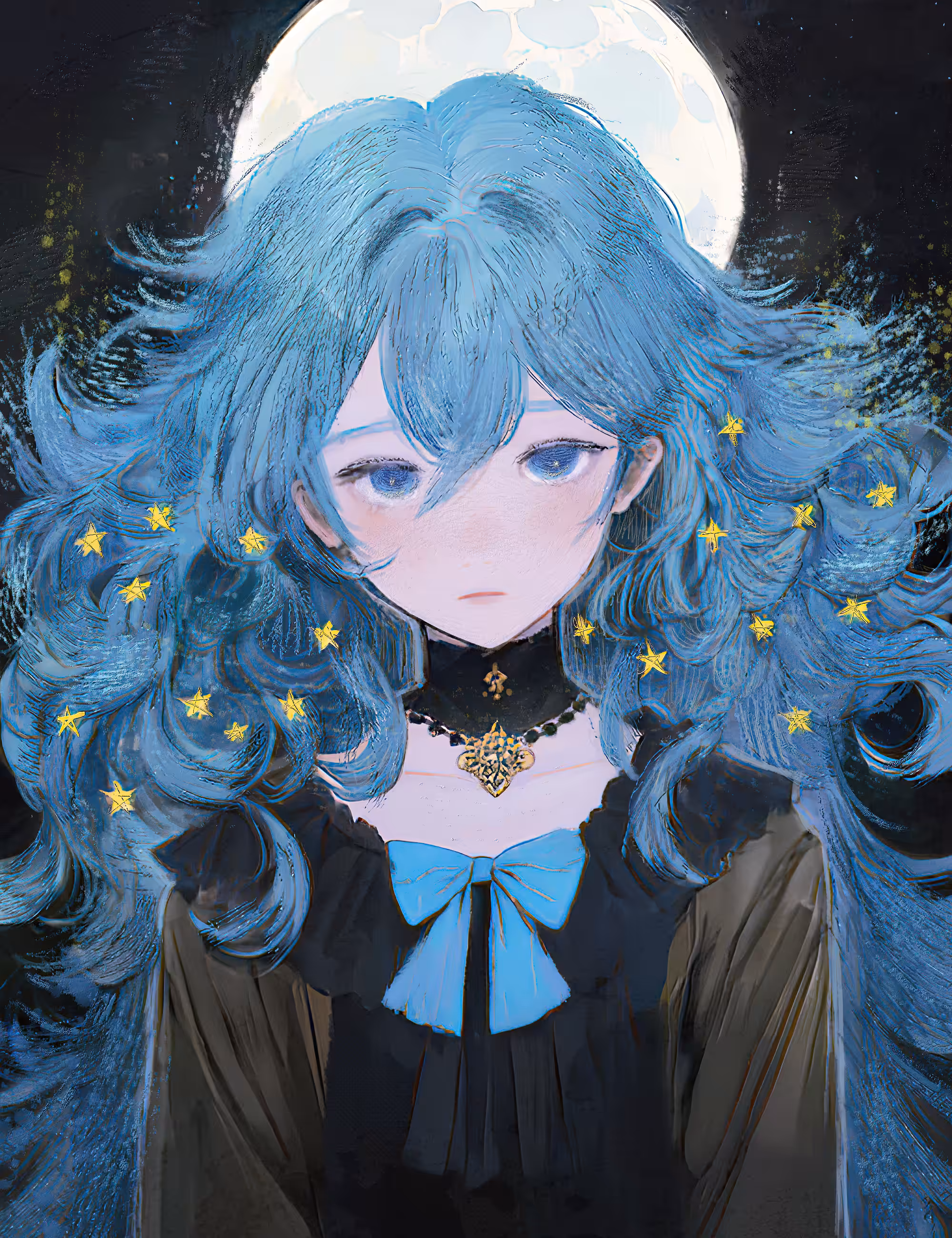 Starry Azure Maiden