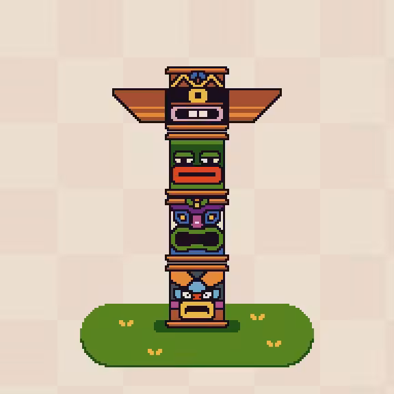 Tiki Totem #34