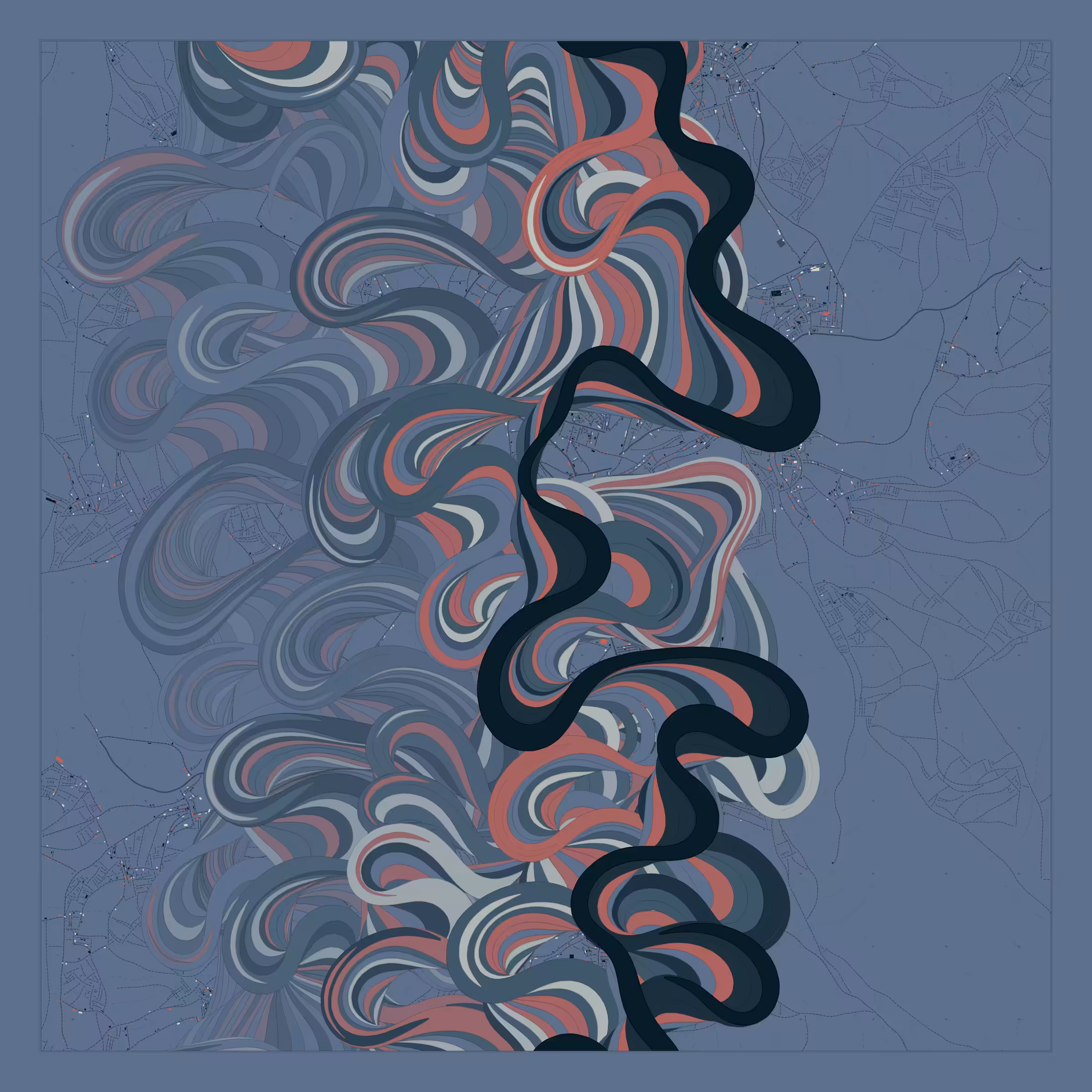 Ancient Courses of Fictional Rivers #608