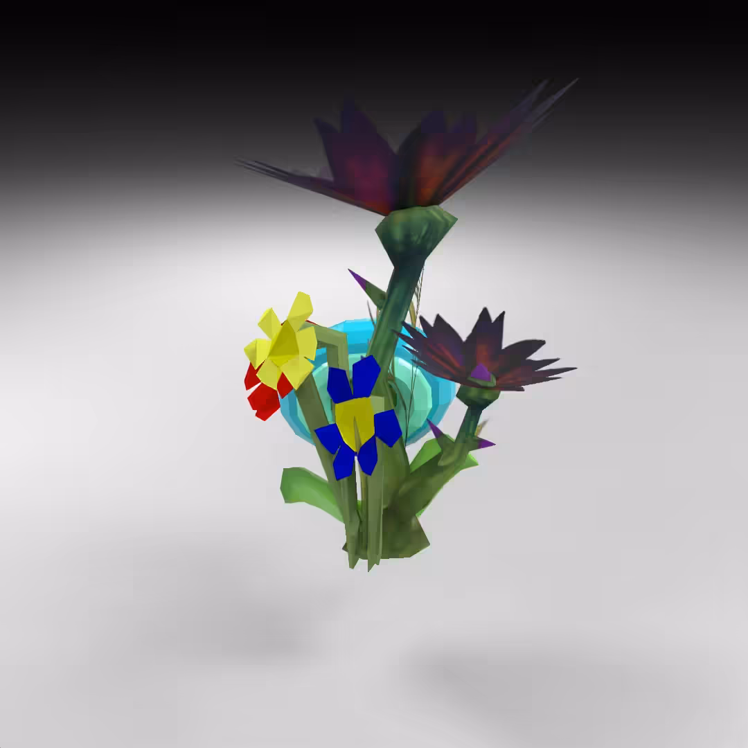 Hand-hacked Bouquet 114